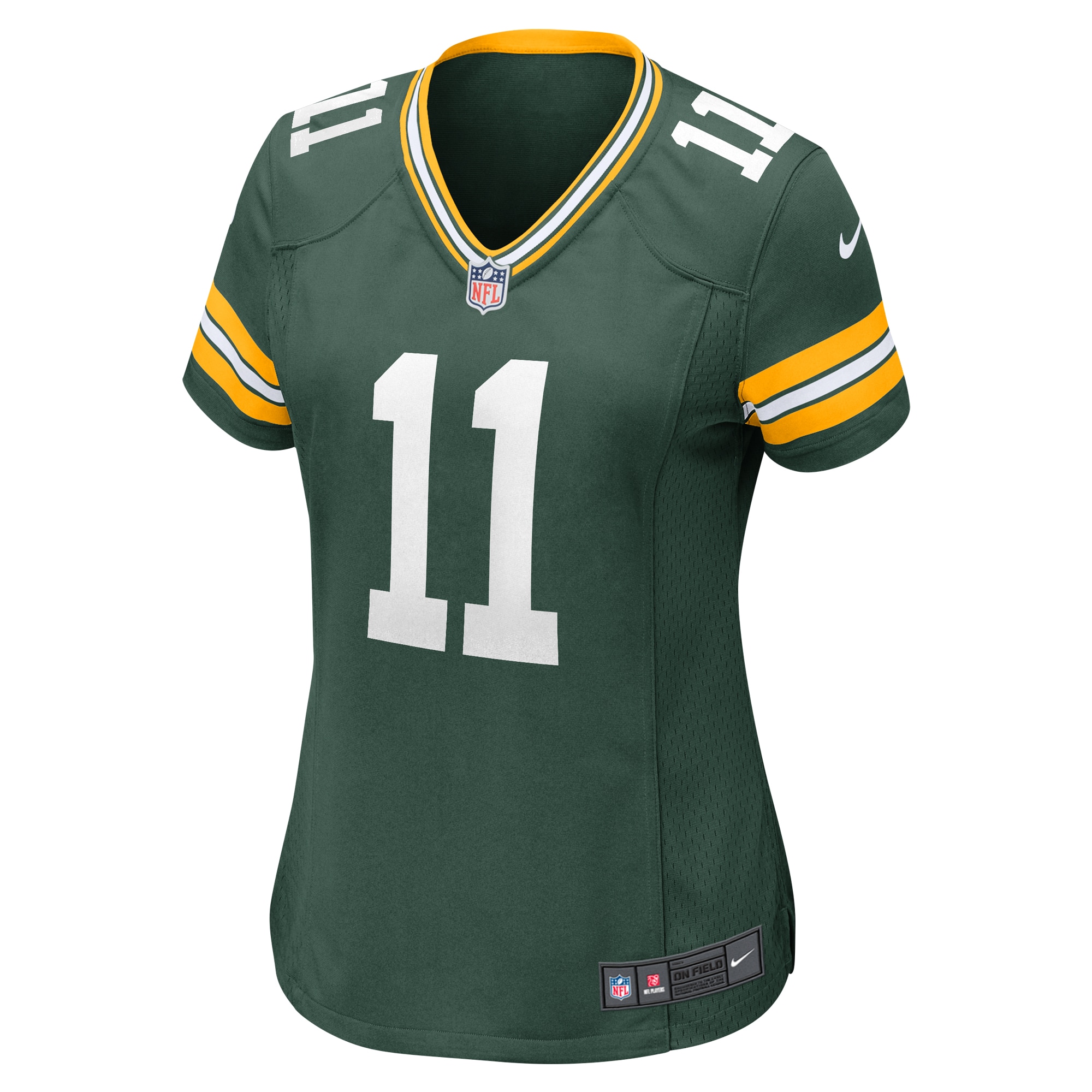 Green Bay Packers Jayden Reed Green Game NFL Jersey Women's