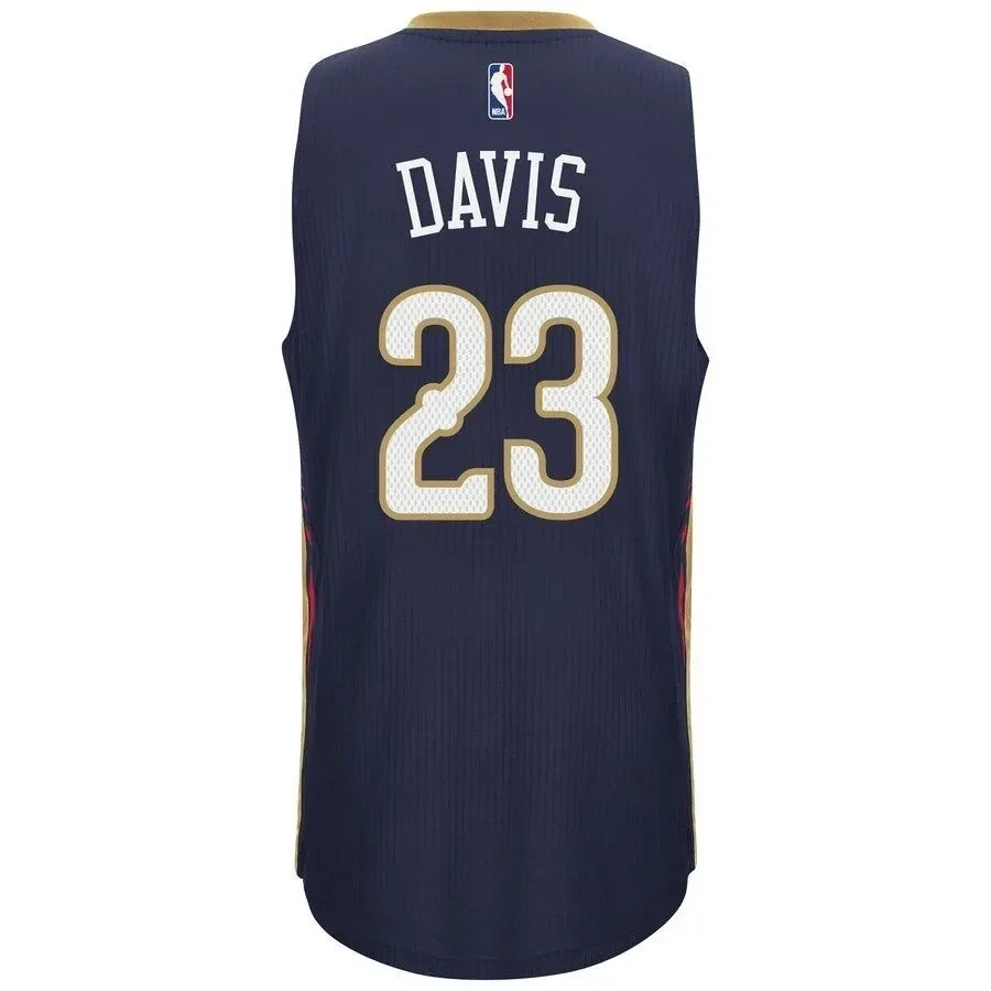 Anthony Davis New Orleans Pelicans Player Swingman Navy NBA Jersey Men's