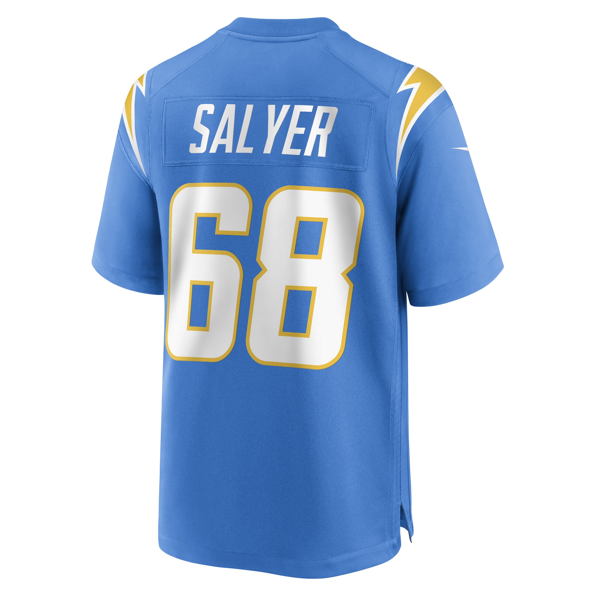 Los Angeles Chargers Jamaree Salyer Powder Blue Game Player NFL Jersey Men's