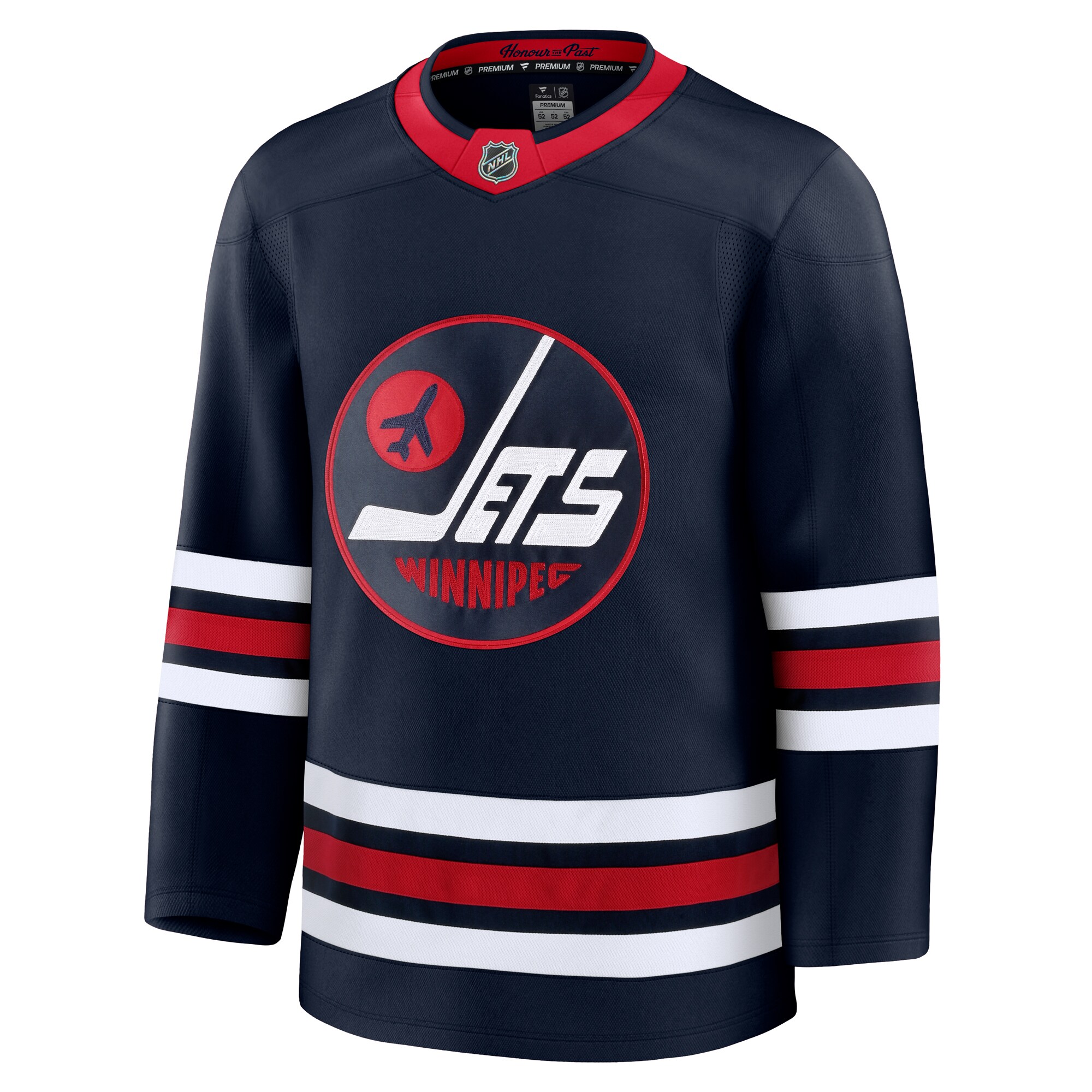 Winnipeg Jets Navy Alternate Premium NHL Jersey Men's