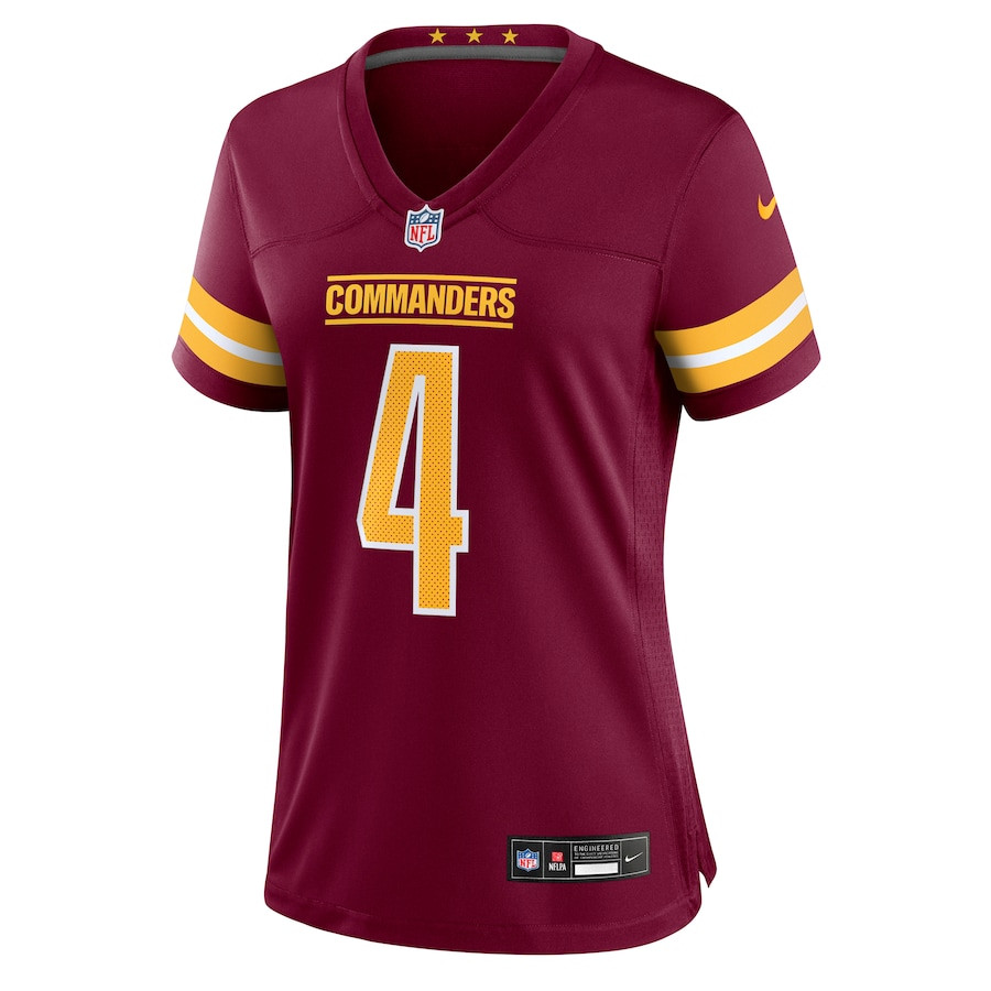 Frankie Luvu 4 Washington Commanders Game Burgundy NFL Jersey Women's