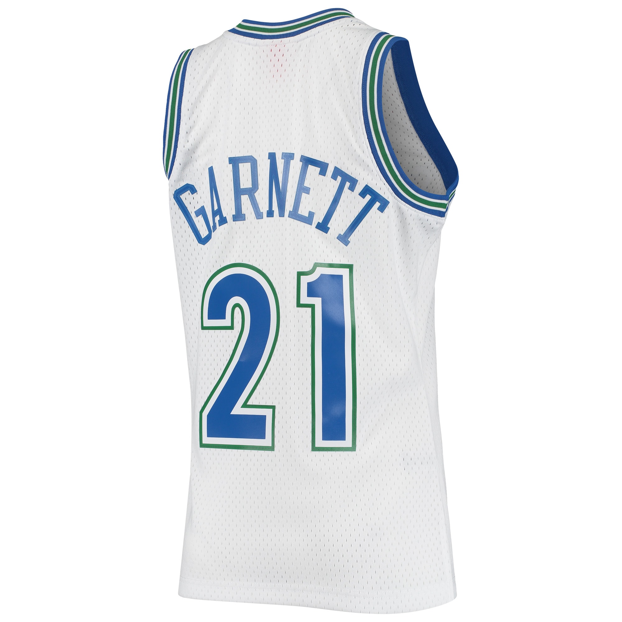Mitchell Ness Kevin Garnet White Minnesota Timberwolves 1995/96 Hardwood Classics Swingman Statement Edition NBA Jersey Men's