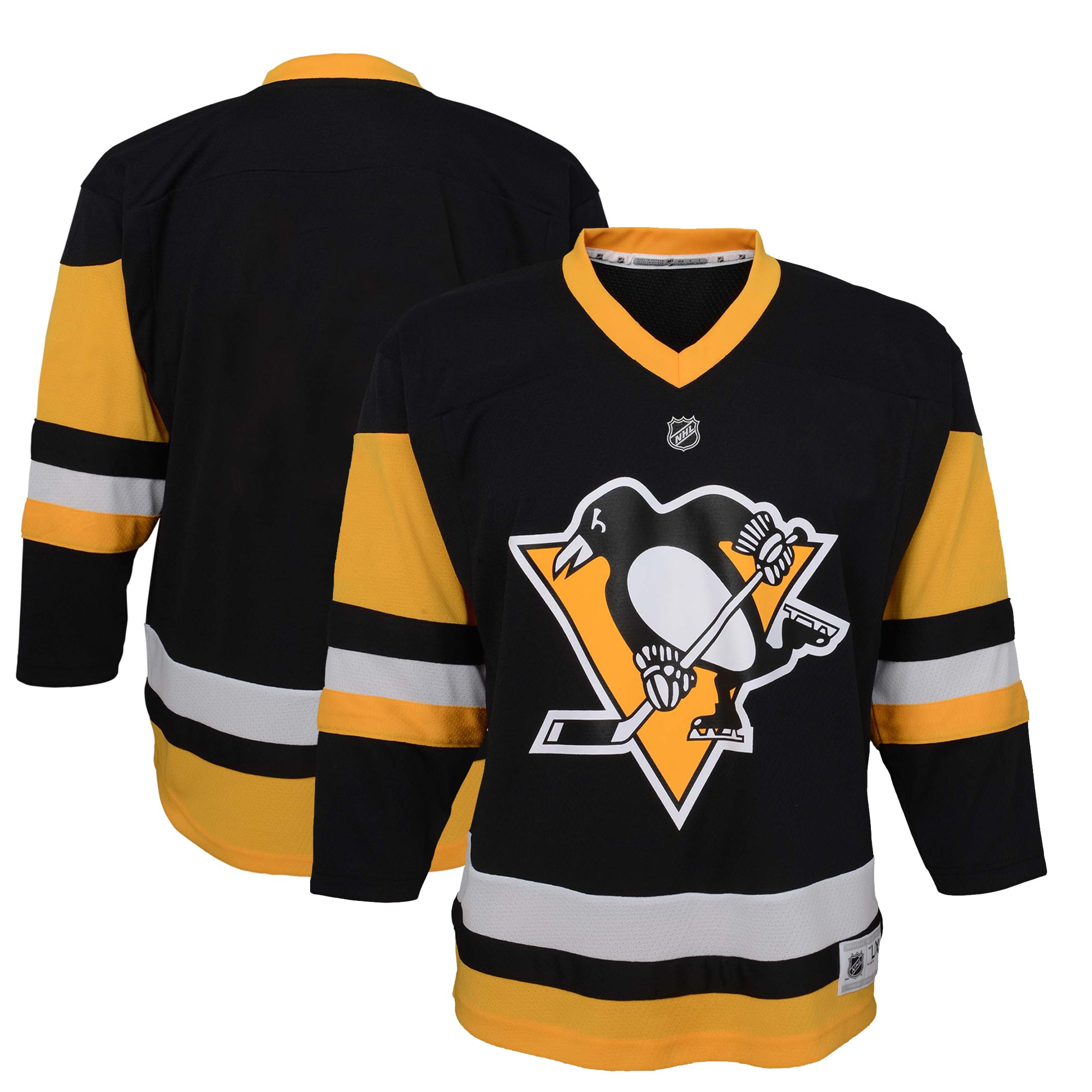 Preschool Pittsburgh Penguins Black Home NHL Jersey Men's