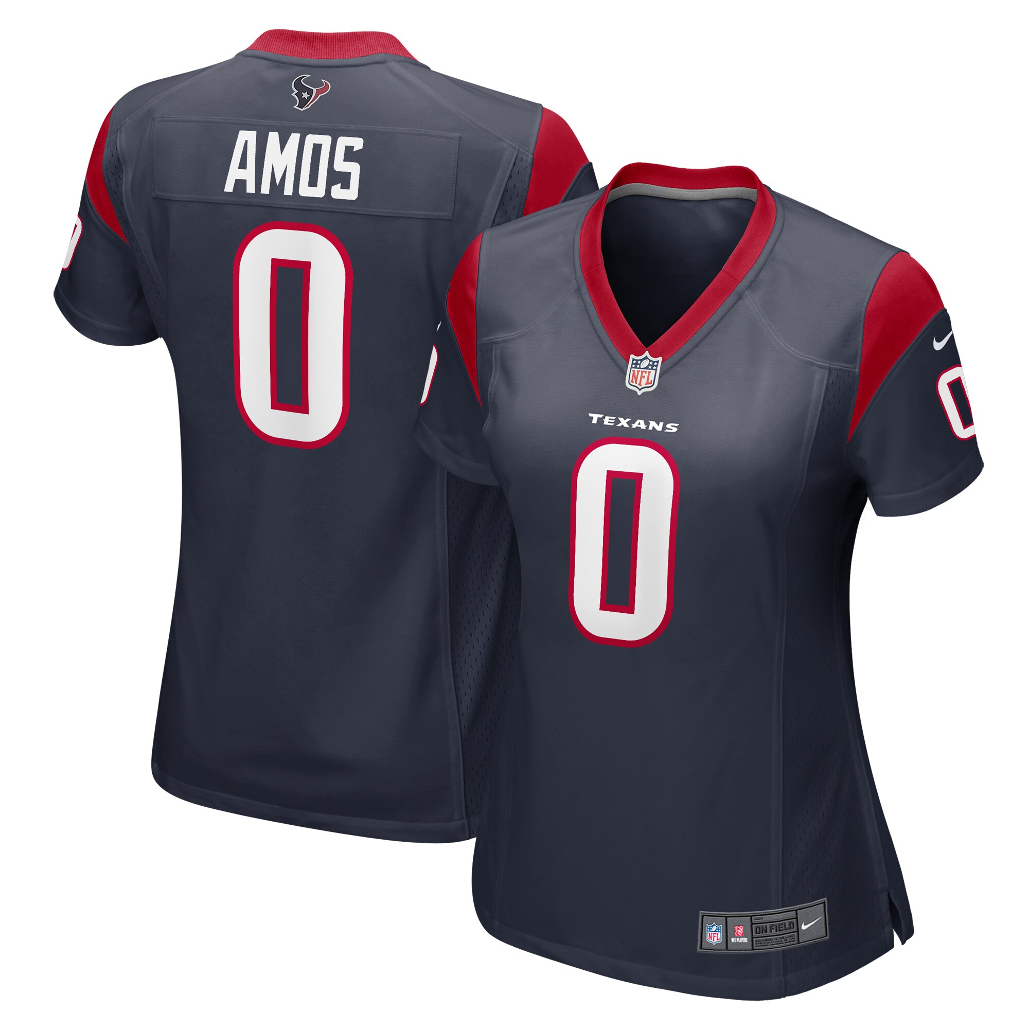 Houston Texans Adrian Amos Navy Game NFL Jersey Women's