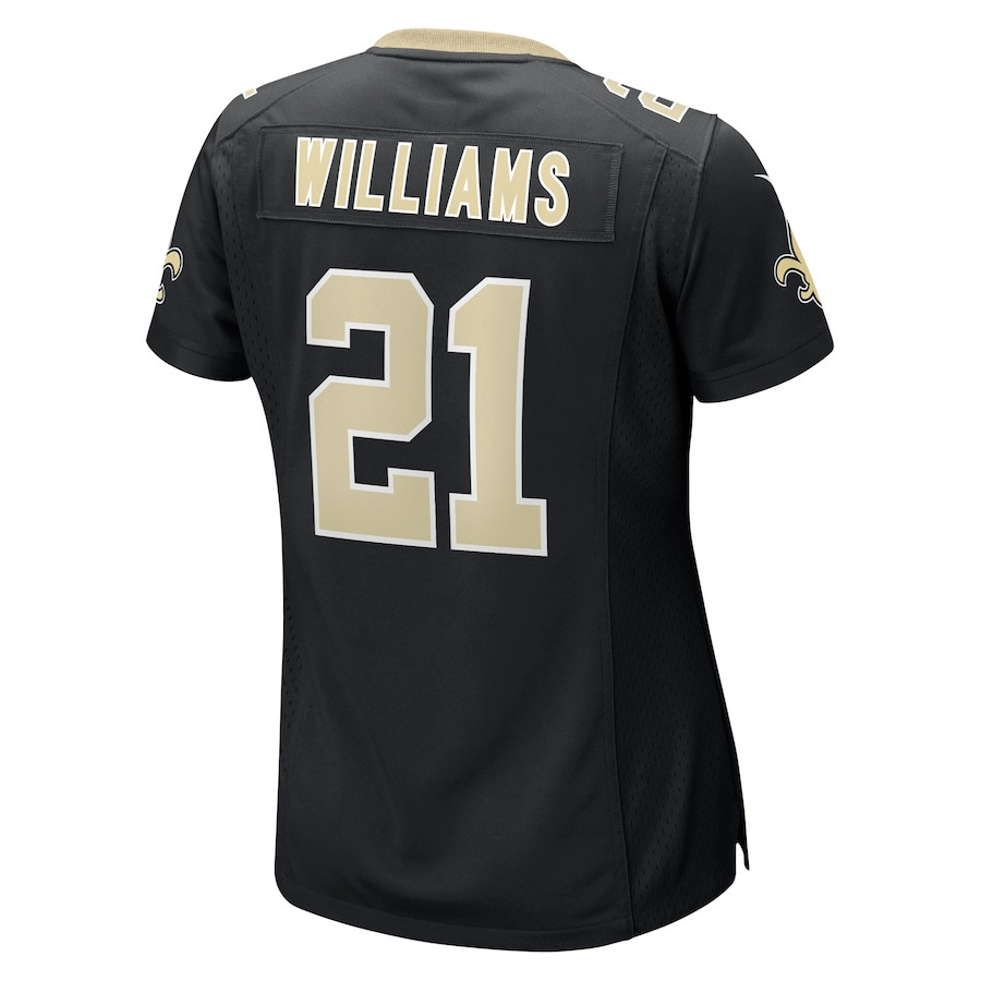 Jamaal Williams 21 New Orleans Saints Black NFL Jersey Women's