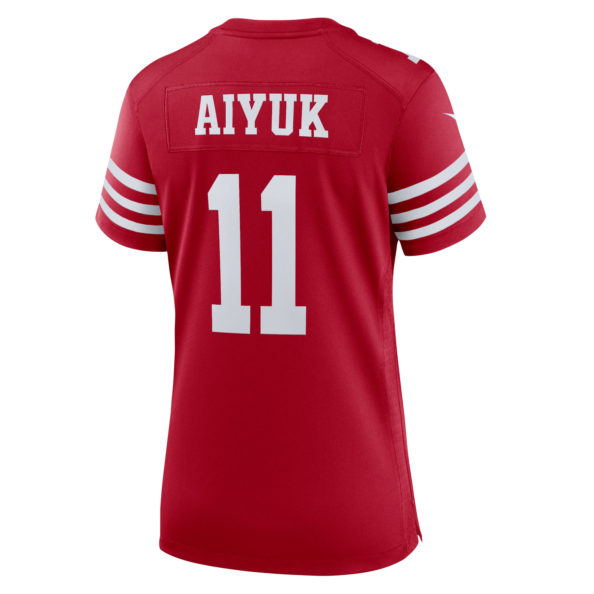 San Francisco 49ers Brandon Aiyuk Scarlet Game Player NFL Jersey Women's