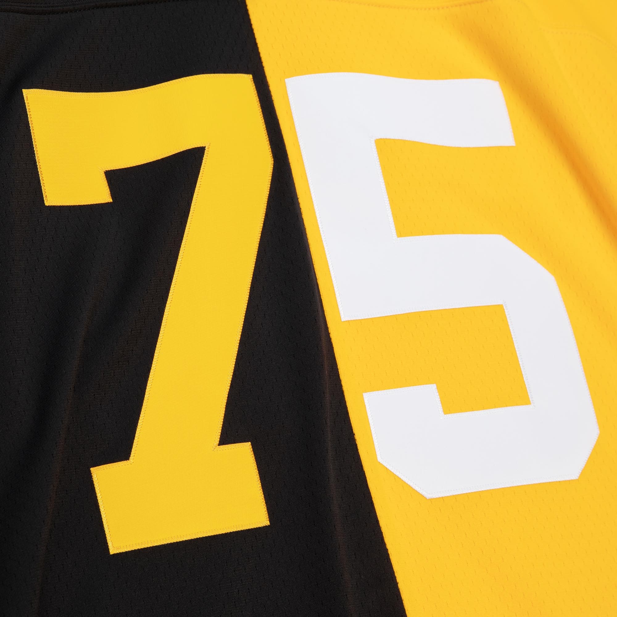 Pittsburgh Steelers Joe Greene Mitchell Ness Black/Gold 1976 Split Legacy NFL Jersey Men's