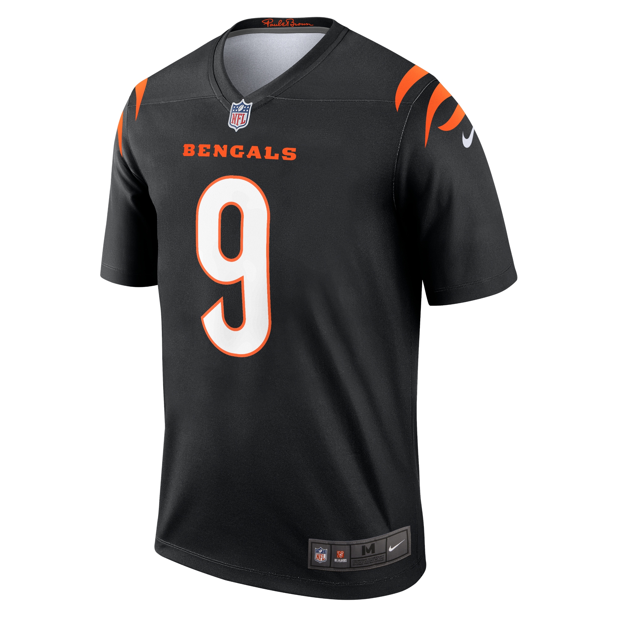 Cincinnati Bengals Joe Burrow Black Team Legend Player Performance Top NFL Jersey Men's