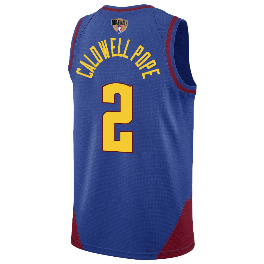 Kentavious Caldwell-Pope 2 Denver Nuggets Final Champions 2023 Swingman Blue NBA Jersey Men's