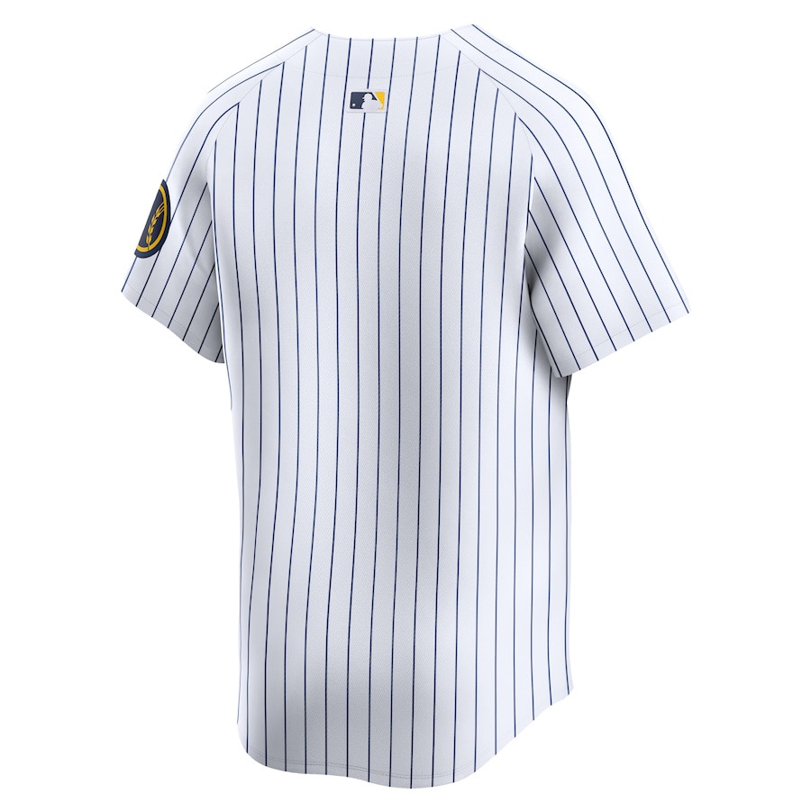 Milwaukee Brewers Alternate Limited White MLB Jersey Men's