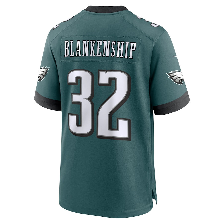 Reed Blankenship #32 Philadelphia Eagles Super Bowl LIX Midnight Green NFL Jersey Men's