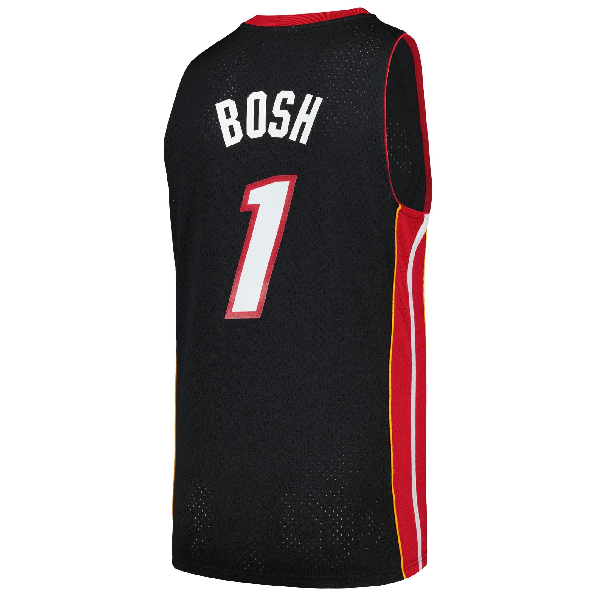 Mitchell Ness Chris Bosh Black Miami Heat 2012/13 Hardwood Classics Swingman NBA Jersey Men's