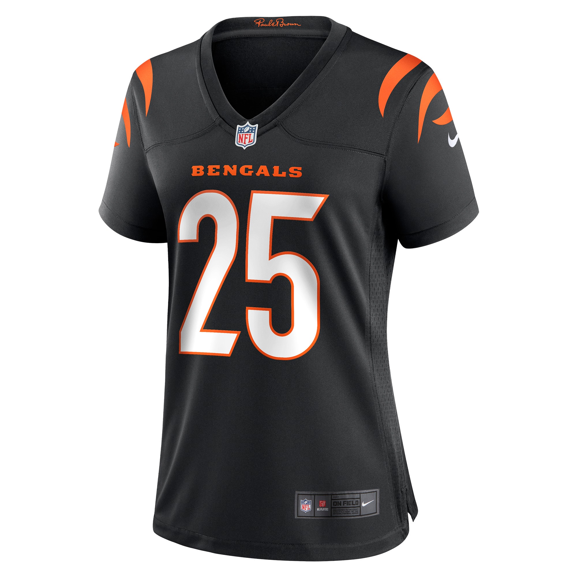 Cincinnati Bengals Chris Evans Black Game NFL Jersey Women's