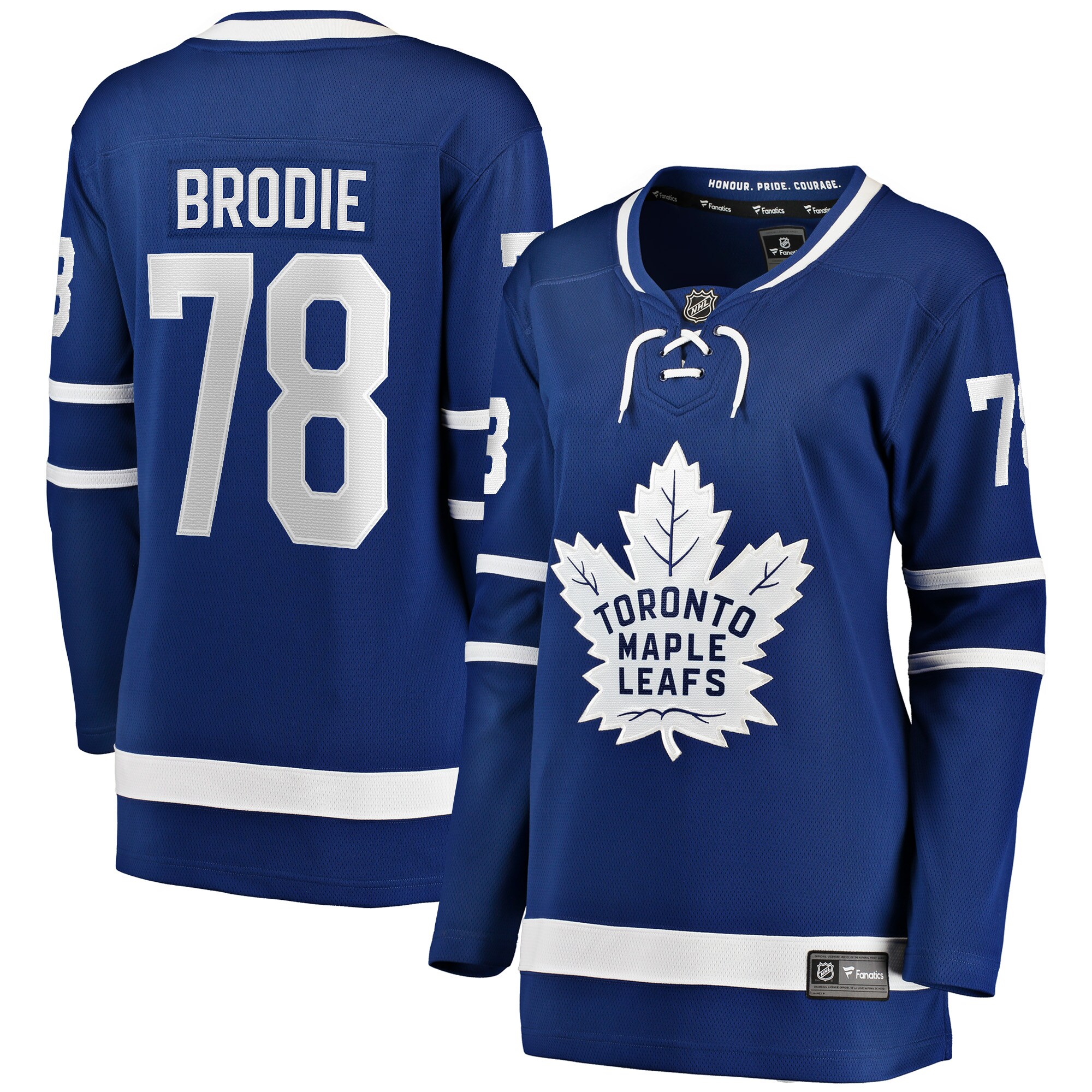 Toronto Maple Leafs TJ Brodie Blue Breakaway Player NHL Jersey Women's