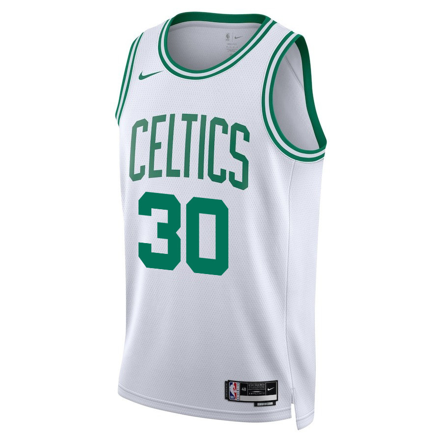 Sam Hauser 30 Boston Celtics 2024 FINALS PATCH Swingman Association Editio White NBA Jersey Men's