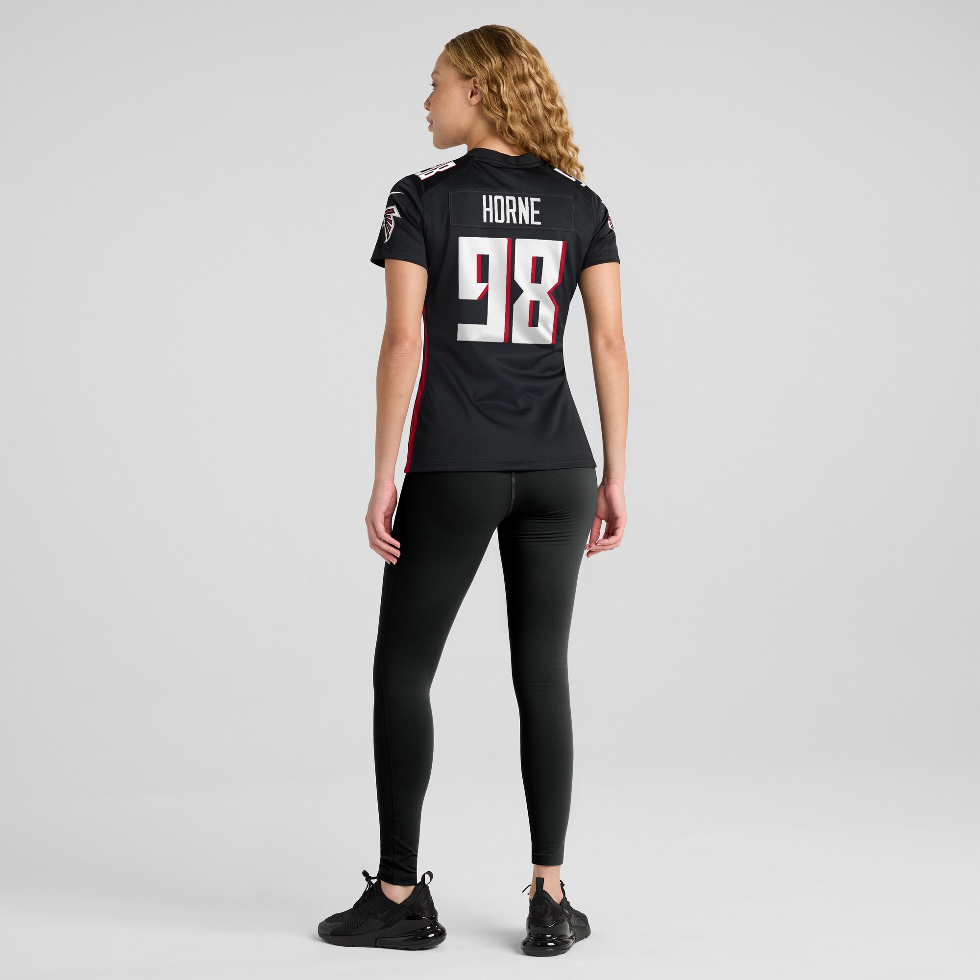 Atlanta Falcons Timmy Horne Black Game Player NFL Jersey Women's