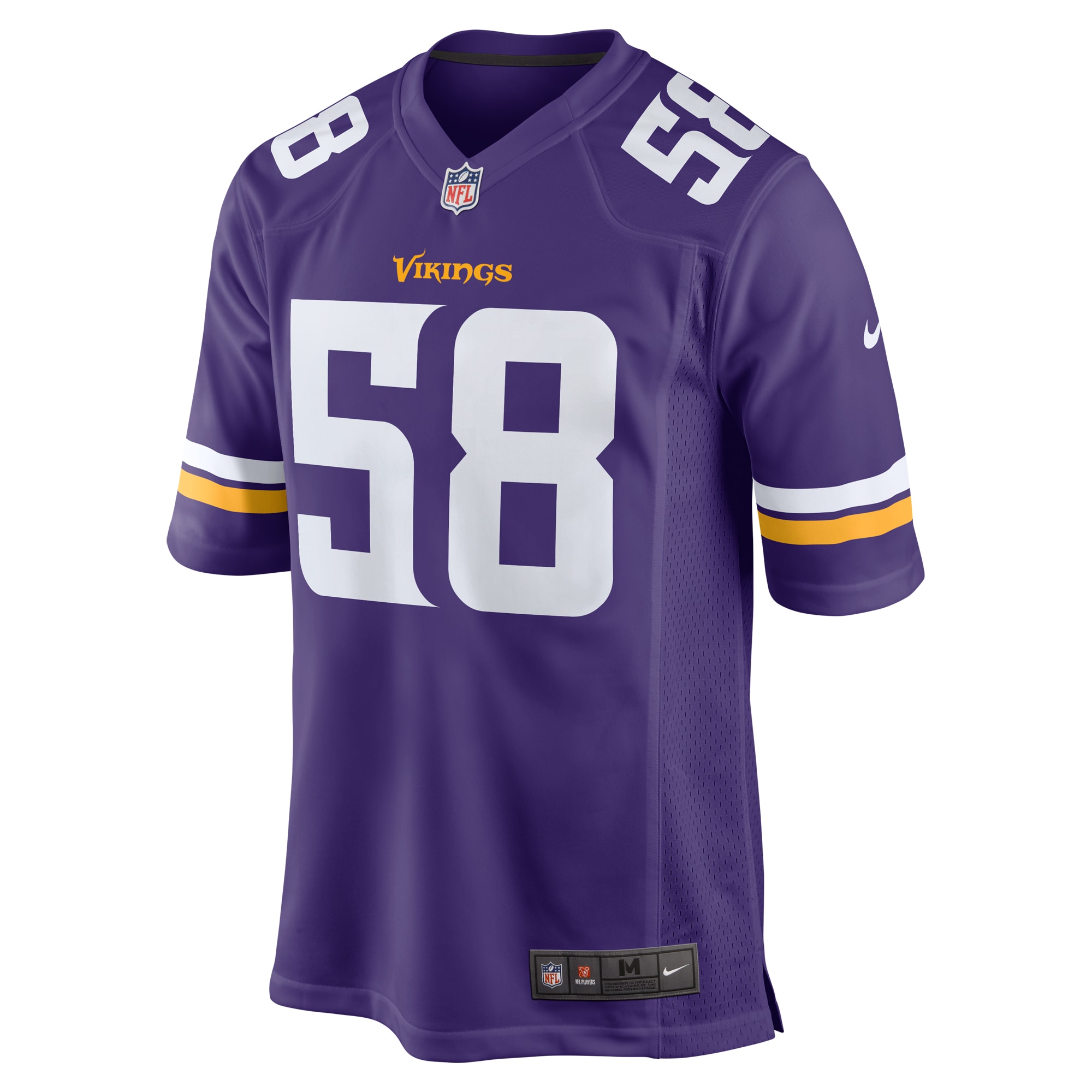 Minnesota Vikings Jonathan Greenard Purple Team Game NFL Jersey Men's