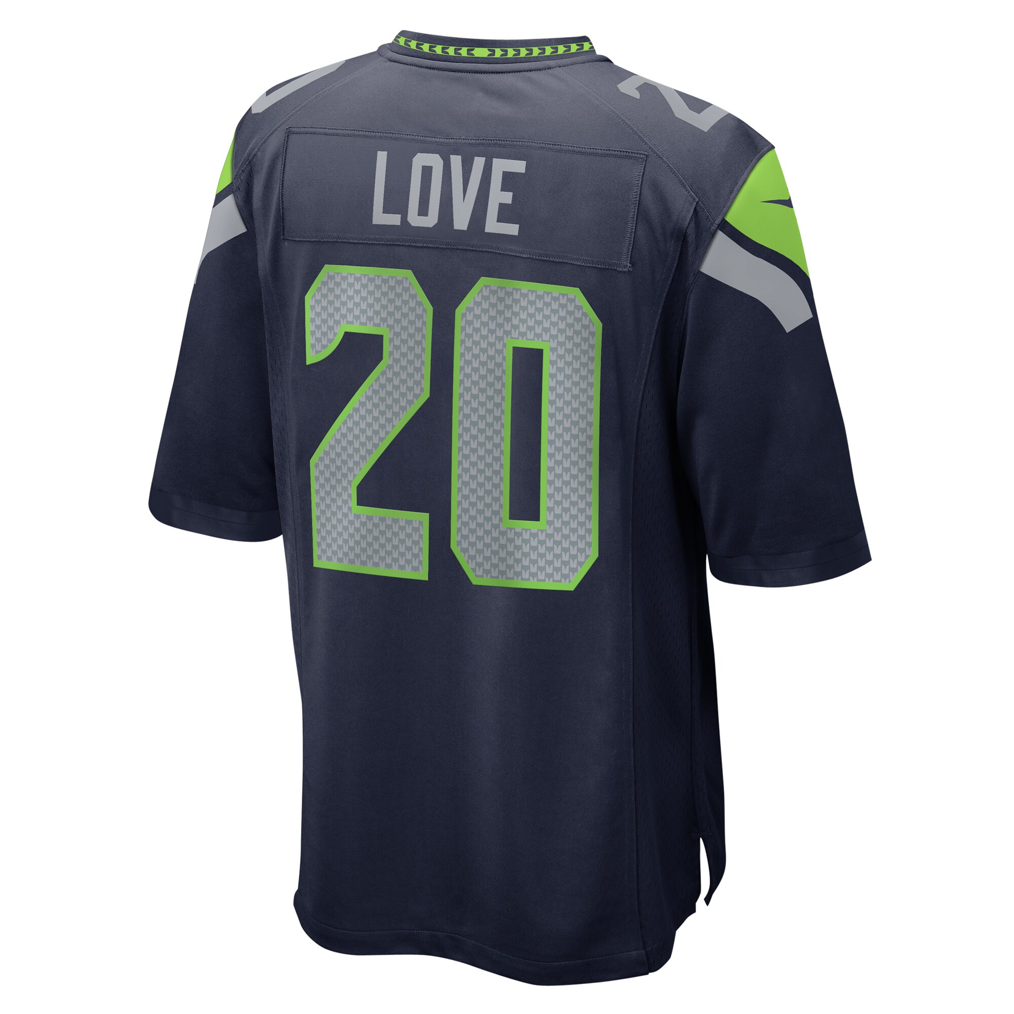 Seattle Seahawks Julian Love College Navy Game NFL Jersey Men's