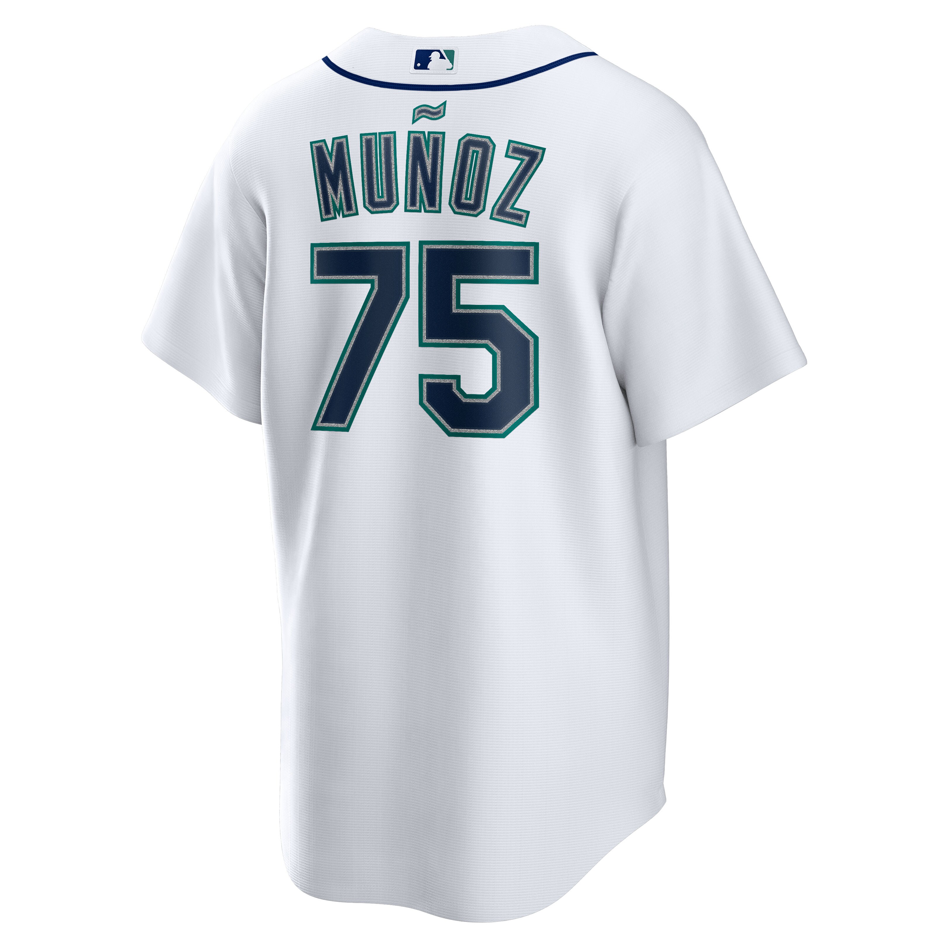 Seattle Mariners Andr?s Mu?oz White Home Player MLB Jersey Men's