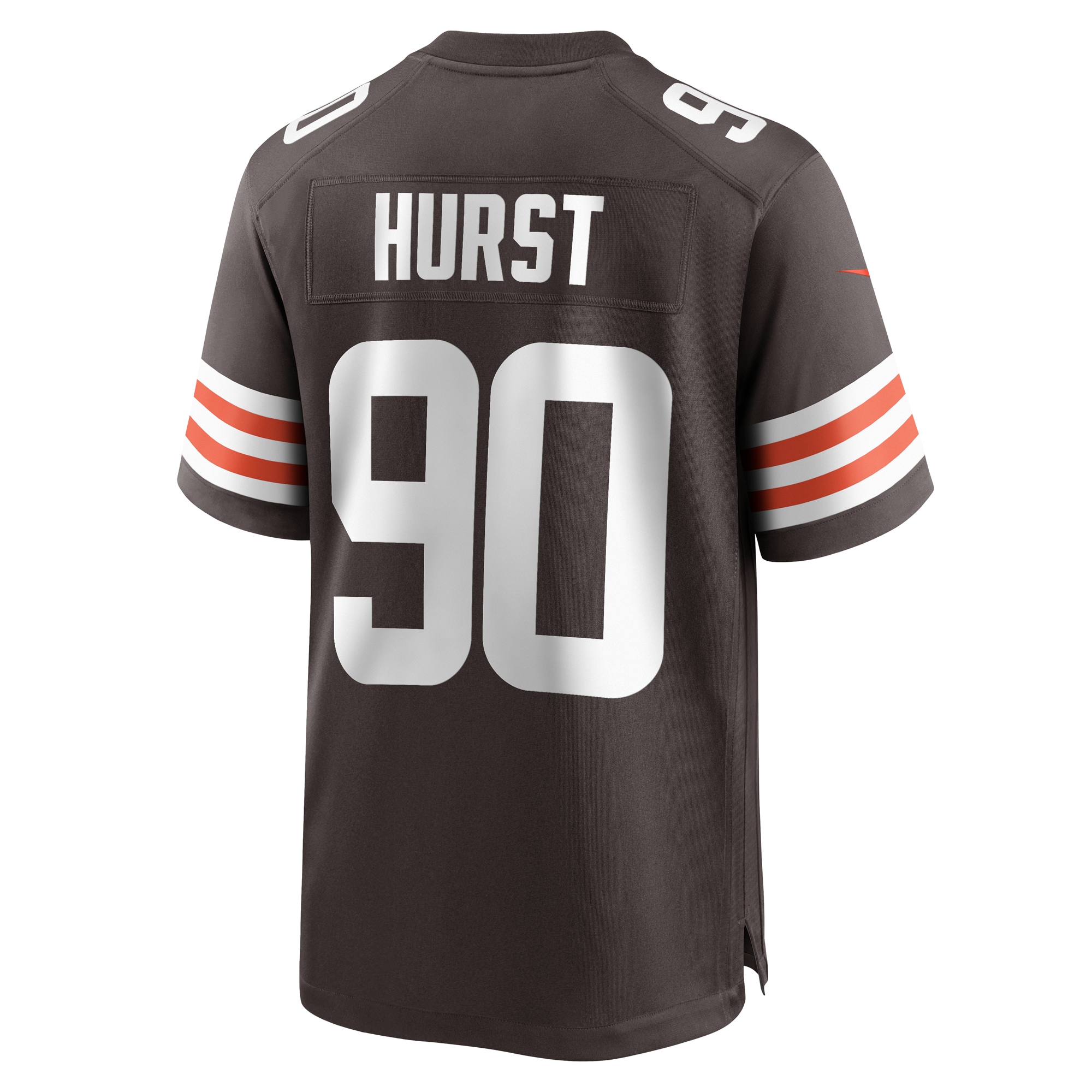 Cleveland Browns Maurice Hurst Brown Game Player NFL Jersey Men's