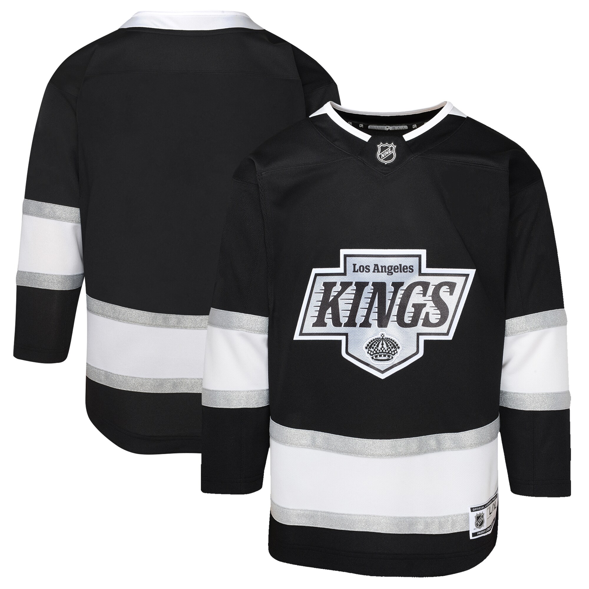 Los Angeles Kings Black Home Premier NHL Jersey Youth
