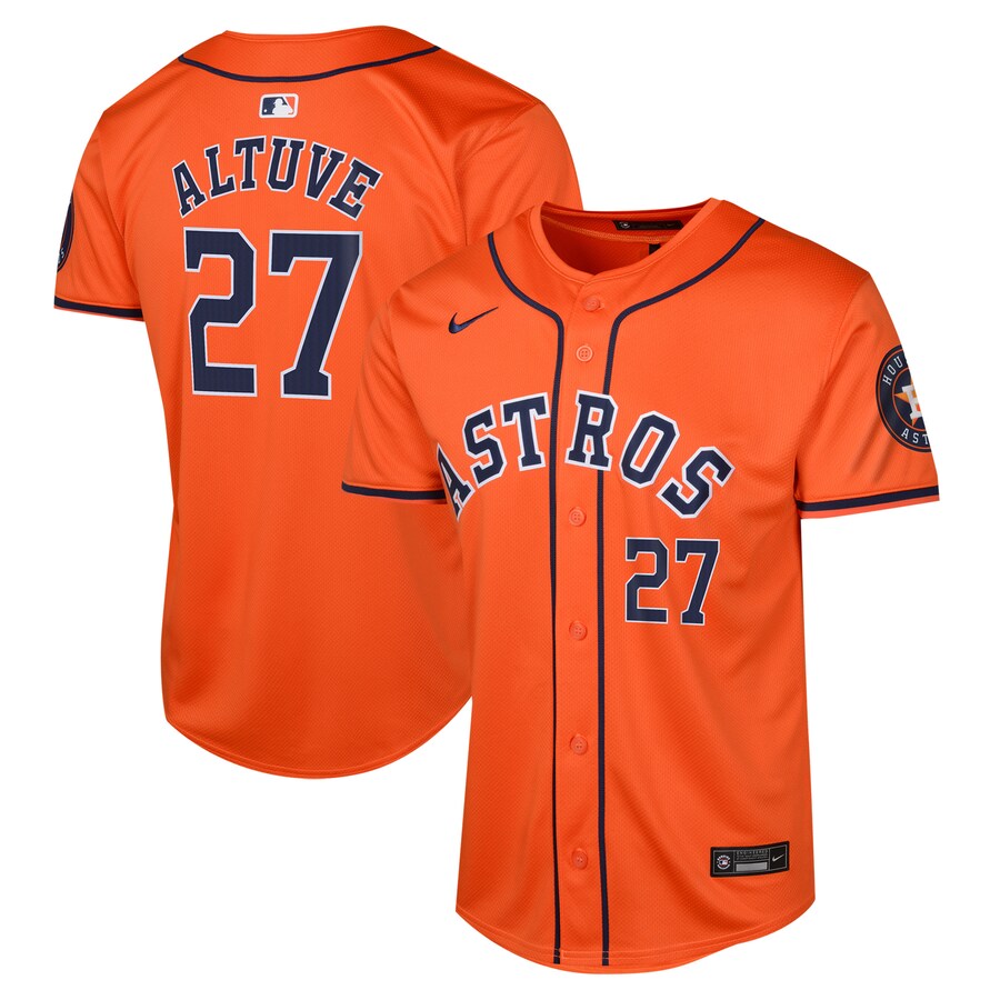 Jose Altuve Houston Astros Youth Alternate Limited Player Jersey Orange