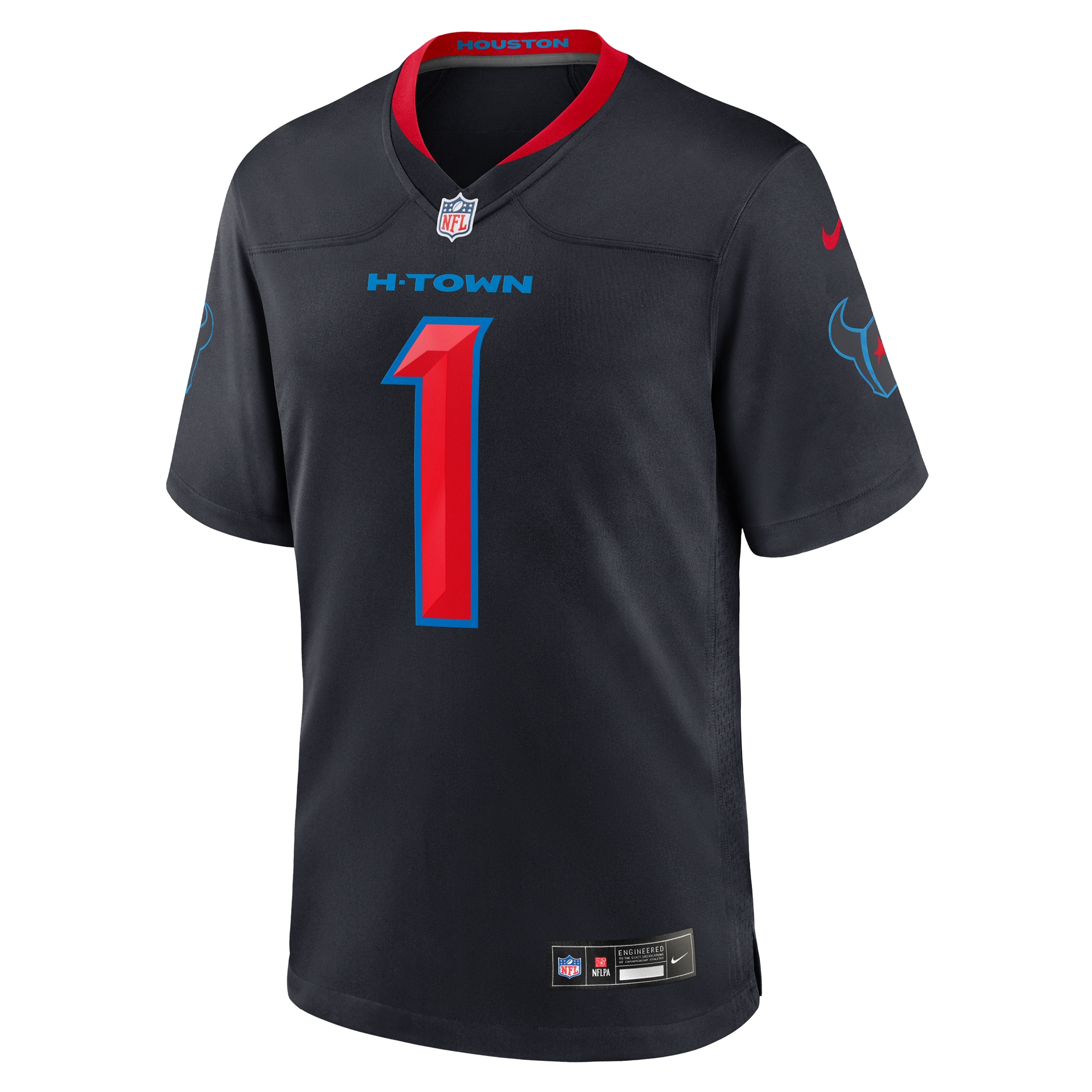 Houston Texans Stefon Diggs Navy Alternate Game NFL Jersey Men's