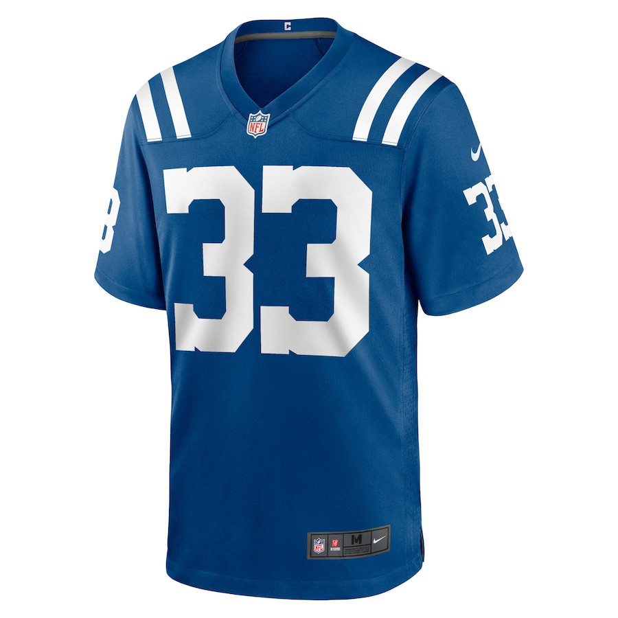 Samuel Womack III 33 Indianapolis Colts Game Royal NFL Jersey Men's