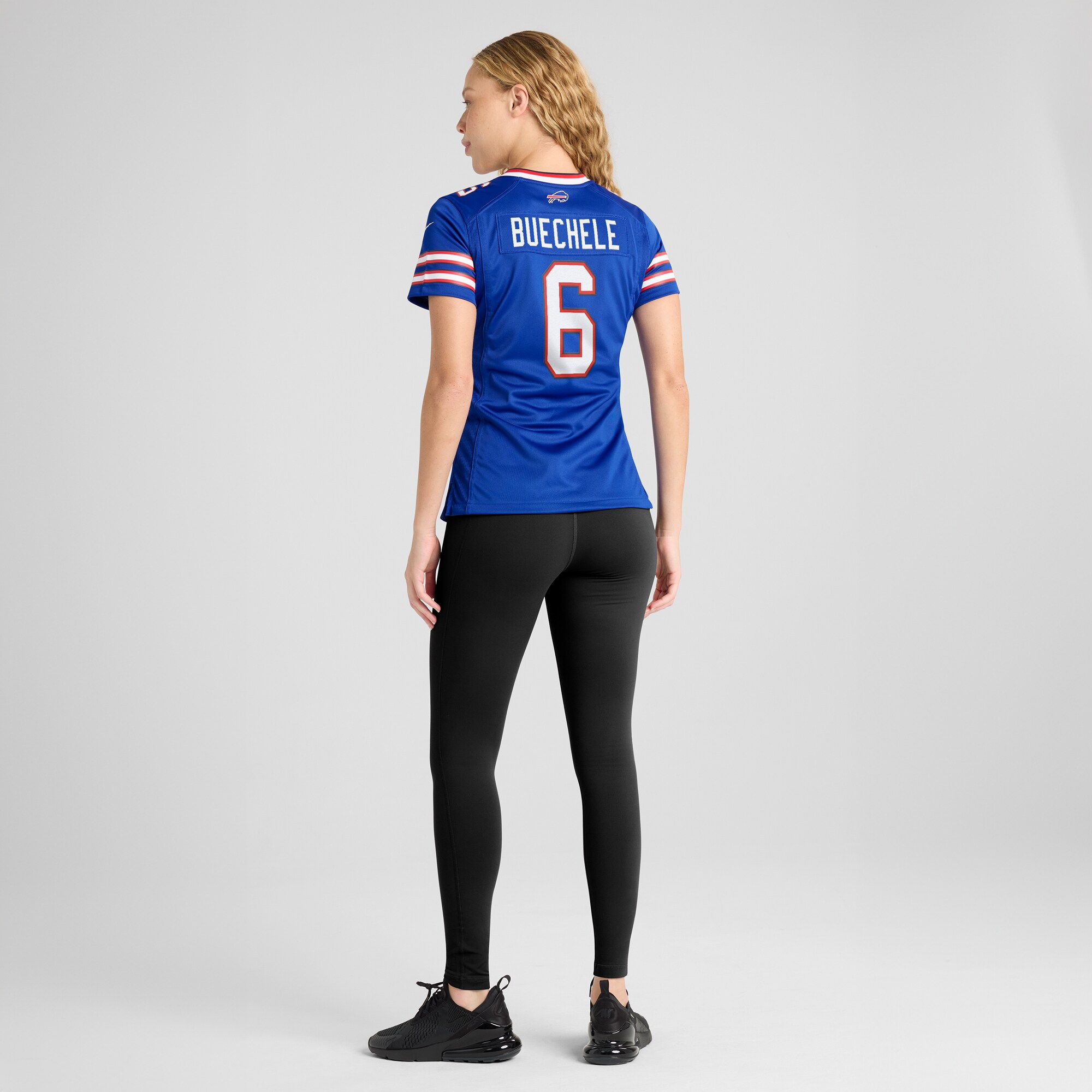 Buffalo Bills Shane Buechele Royal Team Game NFL Jersey Women's