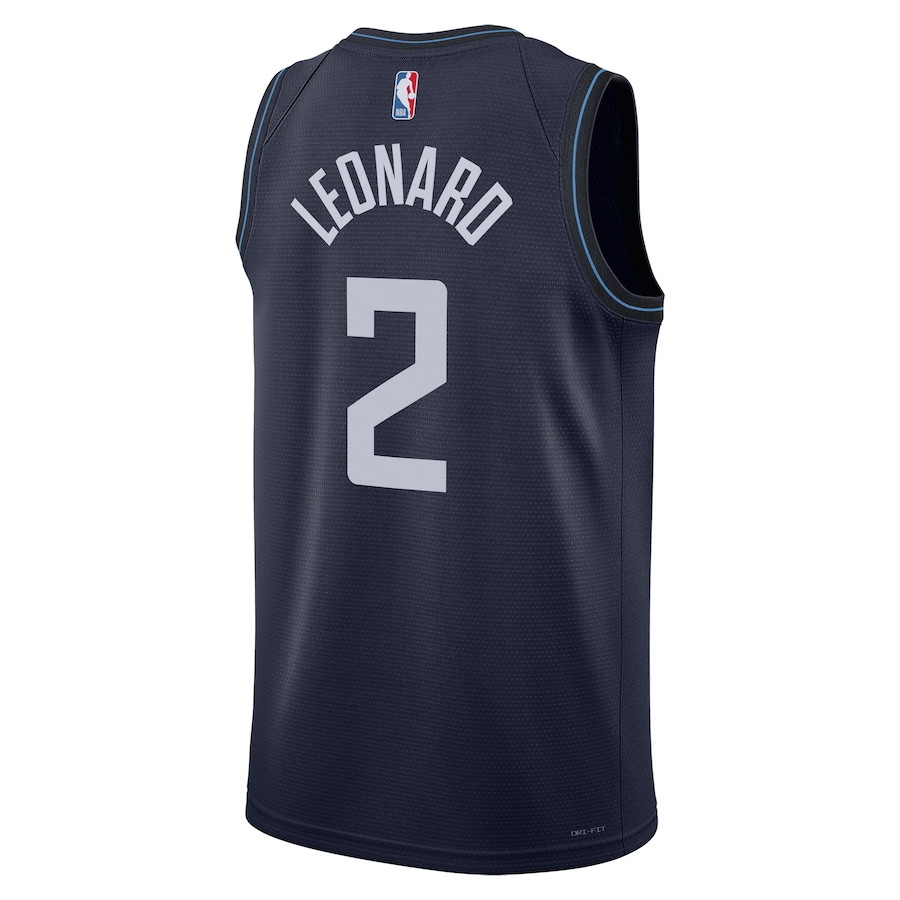 Kawhi Leonard 2 Los Angeles Clippers 2023/24 City Edition Swingman Navy NBA Jersey Men's
