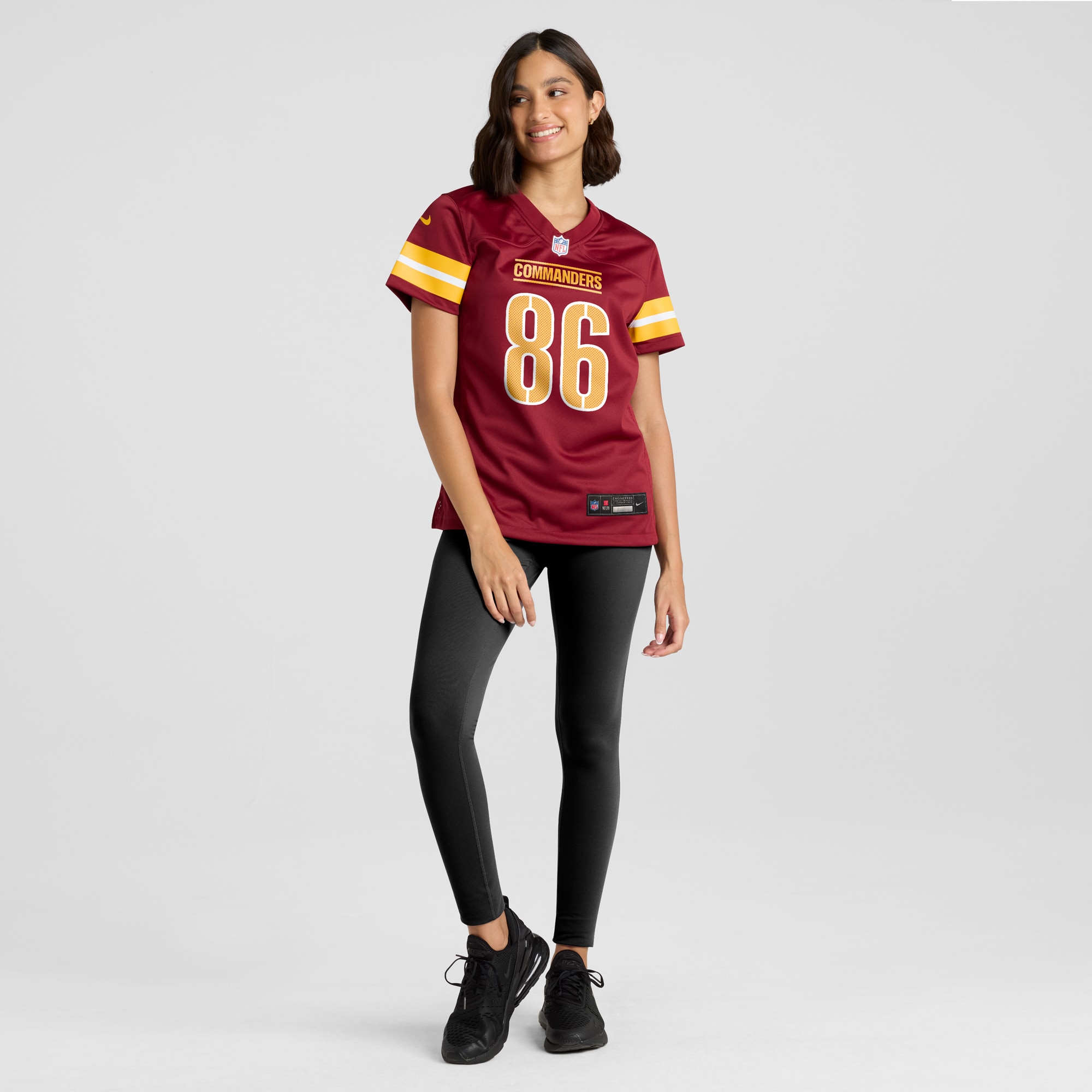 Washington Commanders Zach Ertz Burgundy Game NFL Jersey Women's