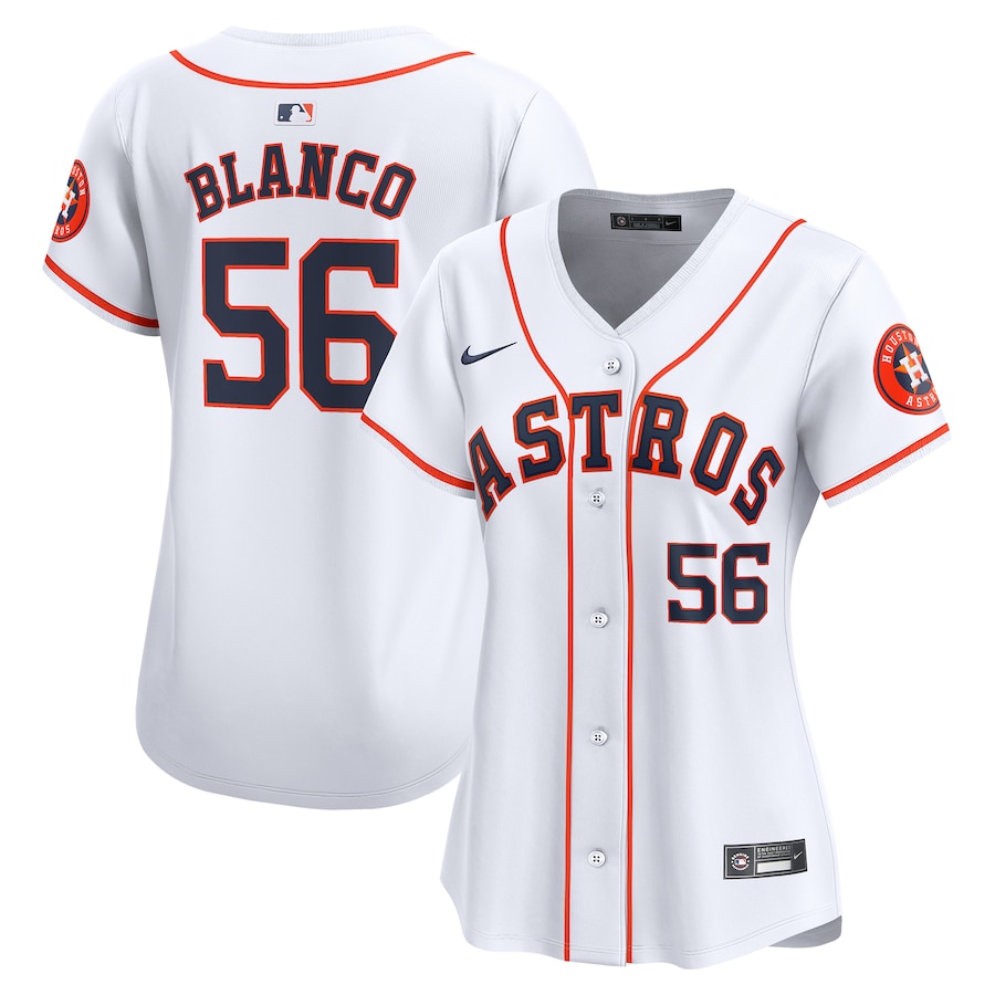 Ronel Blanco Houston Astros Women's Home Limited Jersey White