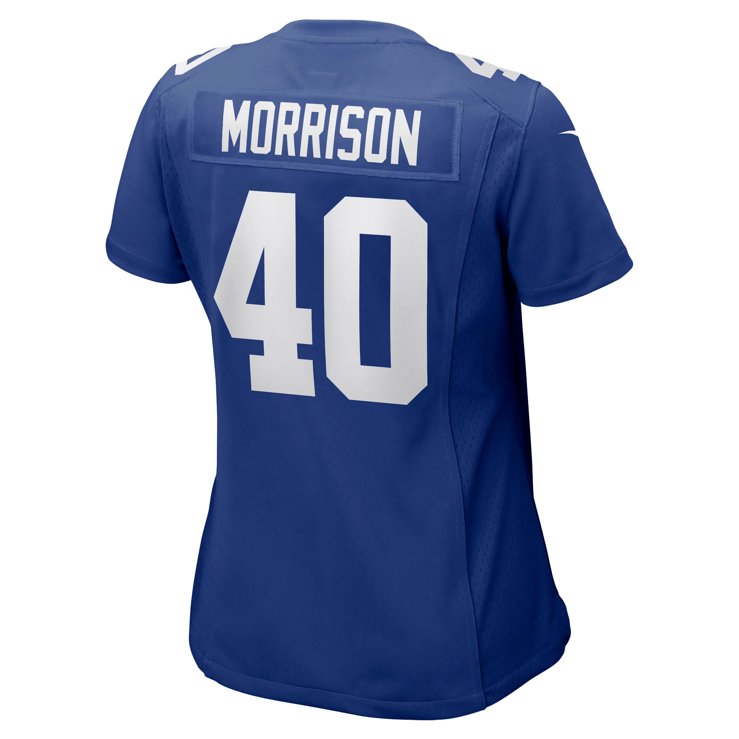 New York Giants Joe Morrison Royal Retired Player NFL Jersey Women's