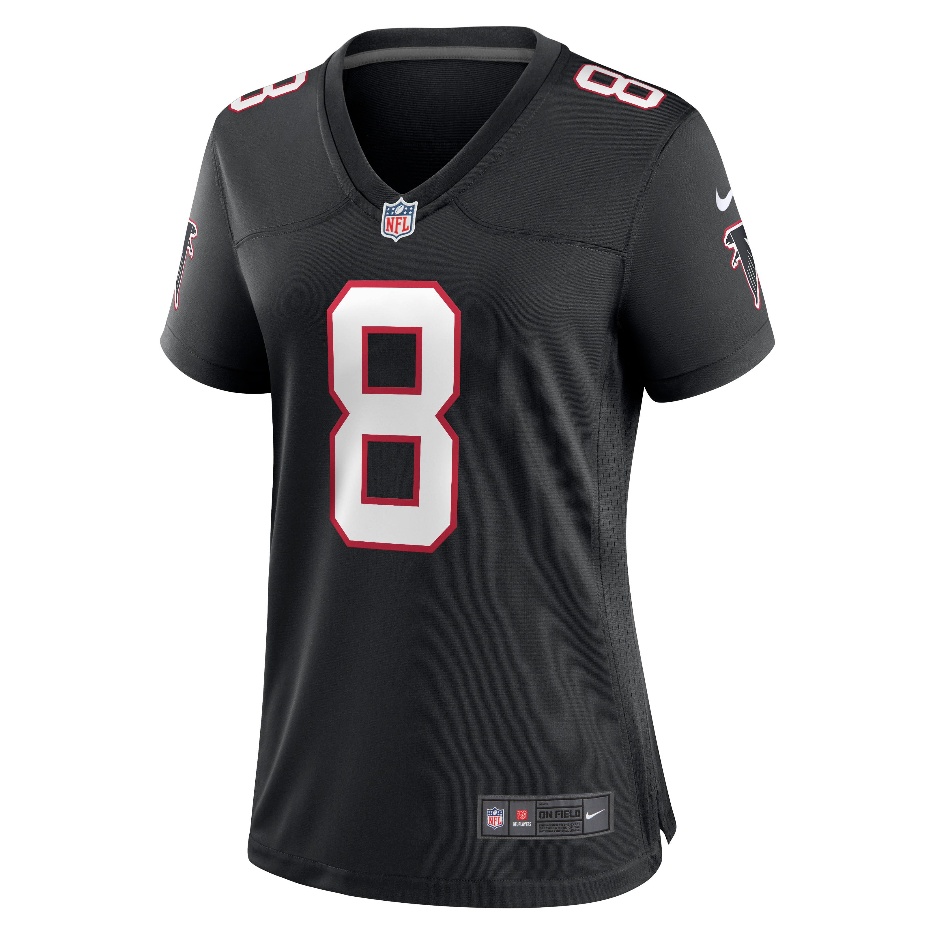 Atlanta Falcons Kyle Pitts Black Game NFL Jersey Women's