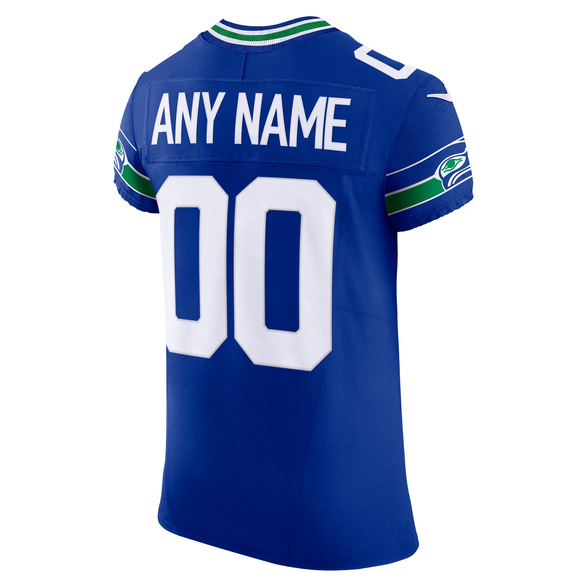 Seattle Seahawks Royal Alternate Vapor F.U.S.E. Elite Custom NFL Jersey Men's