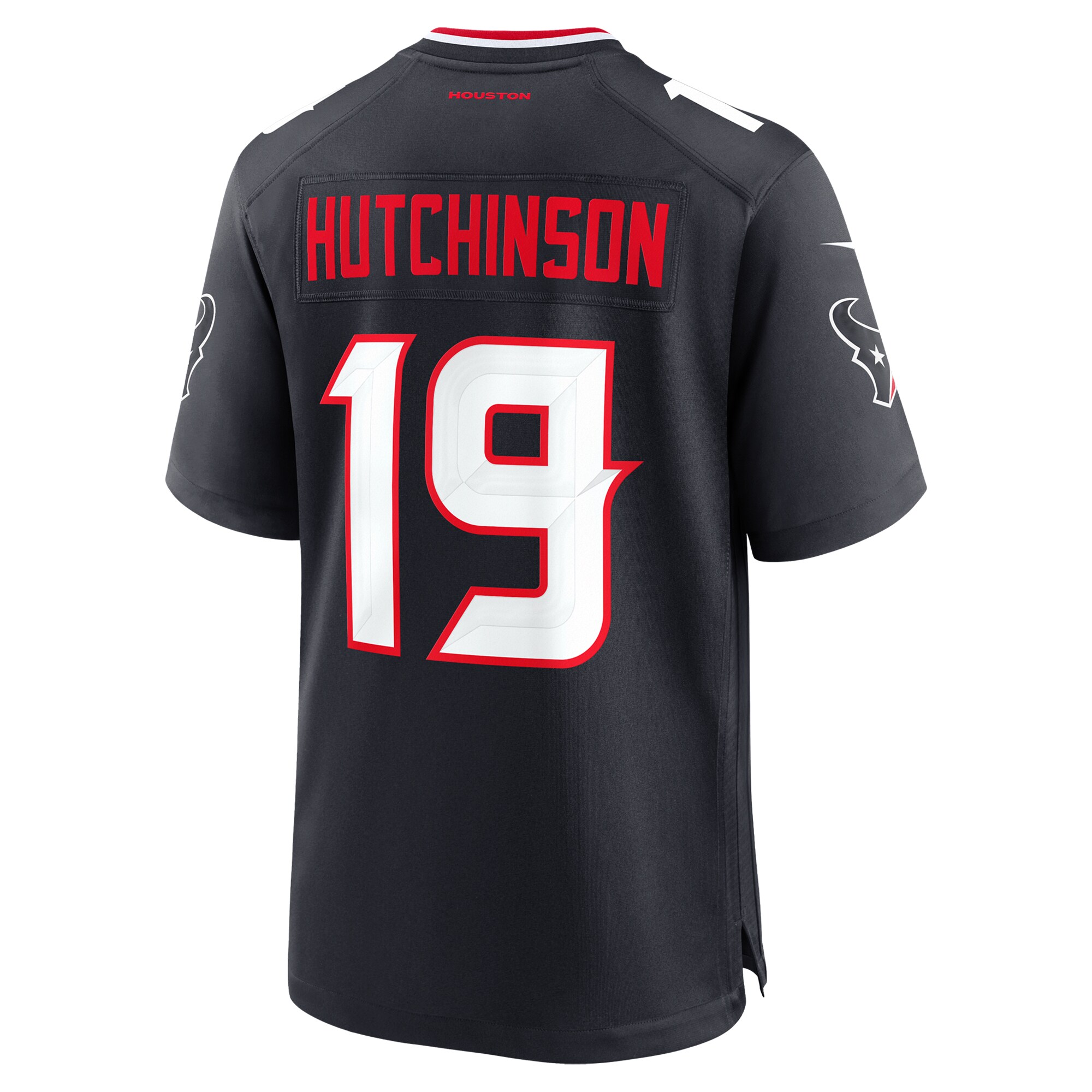 Houston Texans Xavier Hutchinson Navy Team Game NFL Jersey Men's