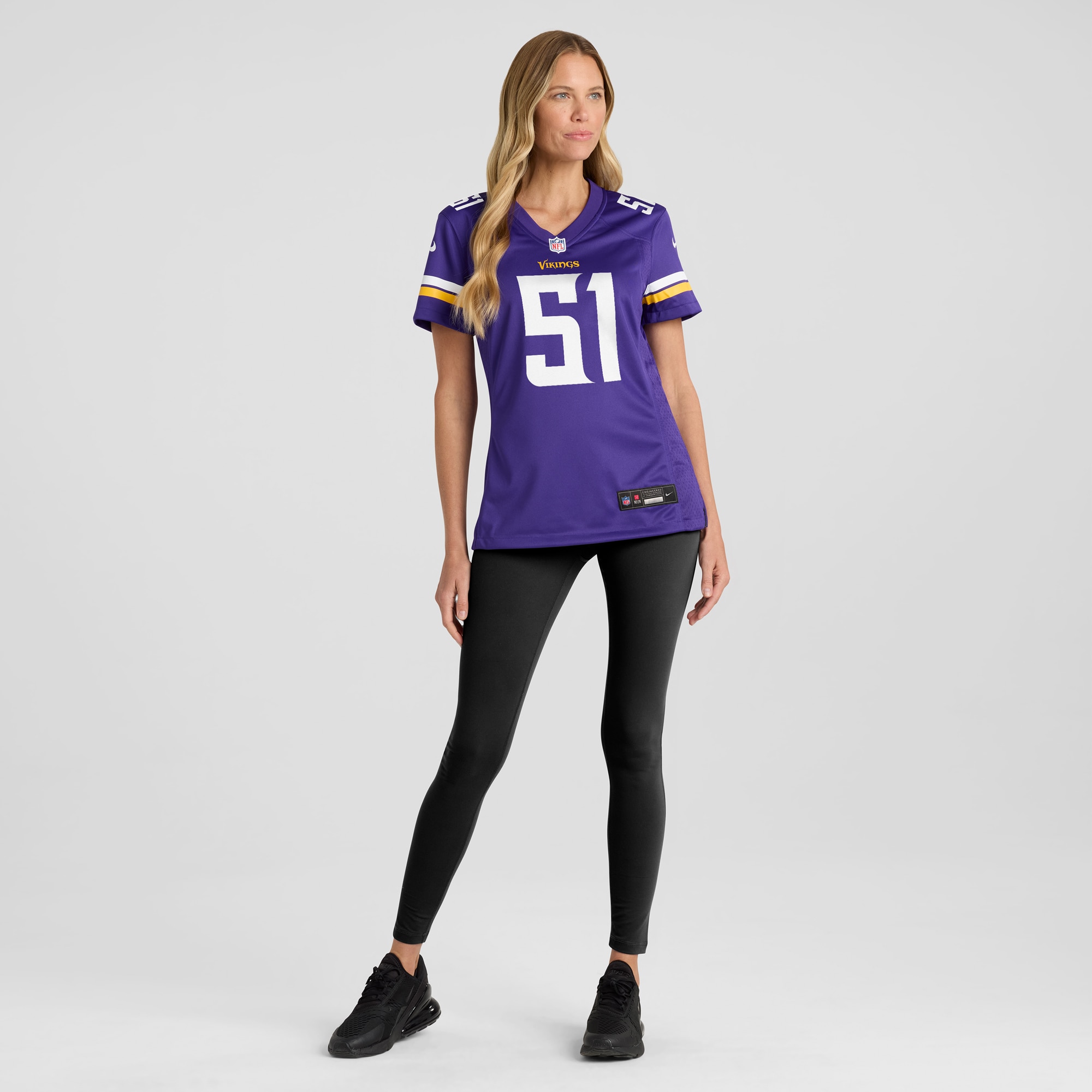 Minnesota Vikings Blake Cashman Purple Team Game NFL Jersey Women's