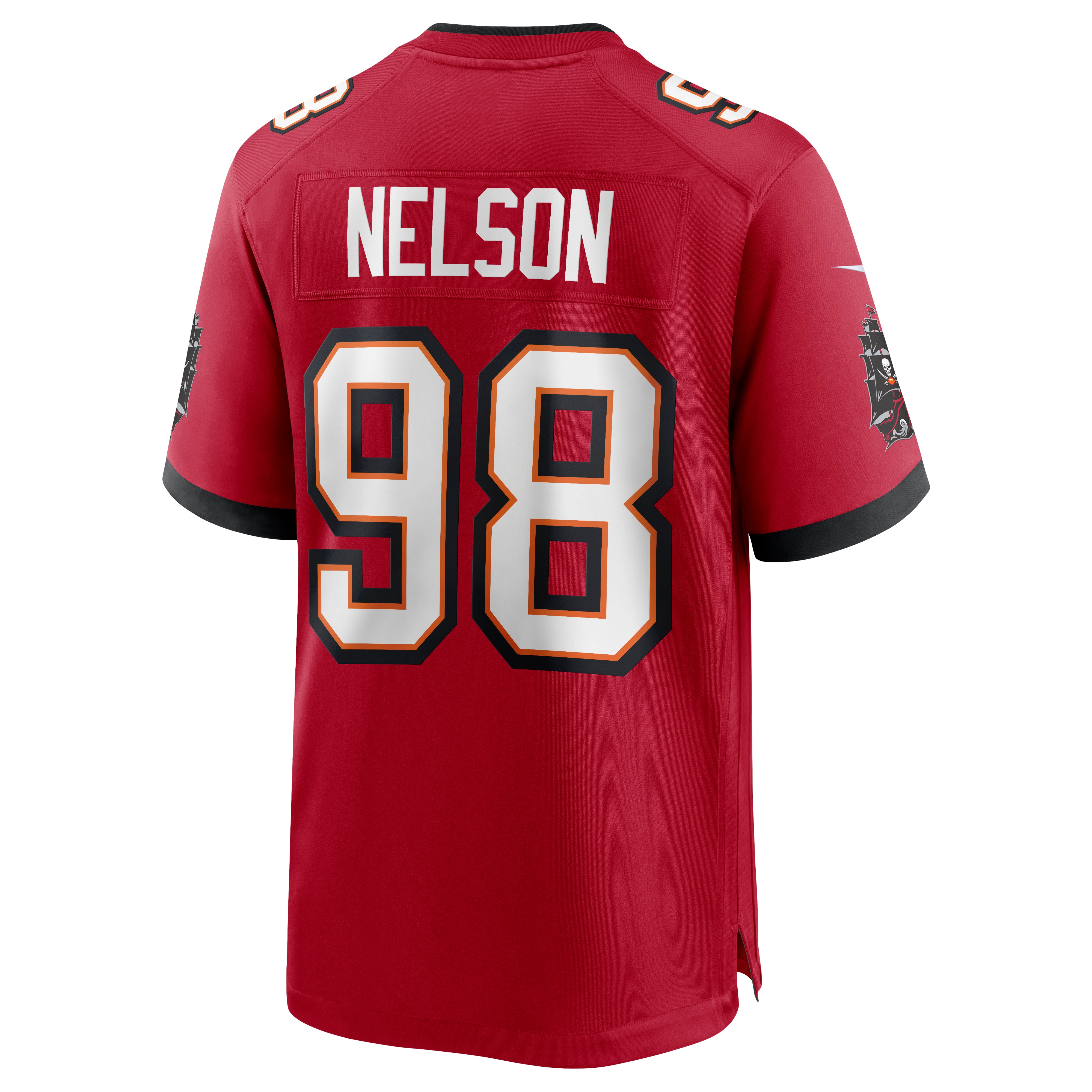 Tampa Bay Buccaneers Anthony Nelson Red Game NFL Jersey Men's