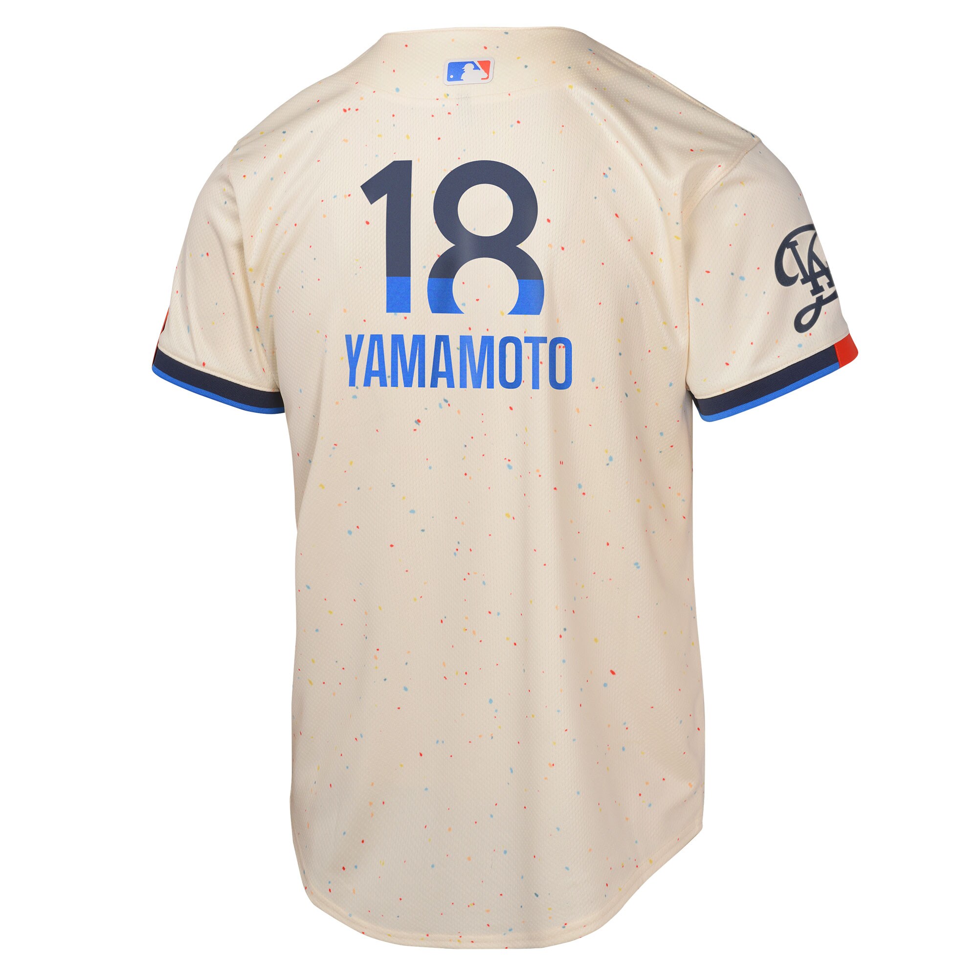 Los Angeles Dodgers Yoshinobu Yamamoto Cream 2024 City Connect Limited Player MLB Jersey Youth