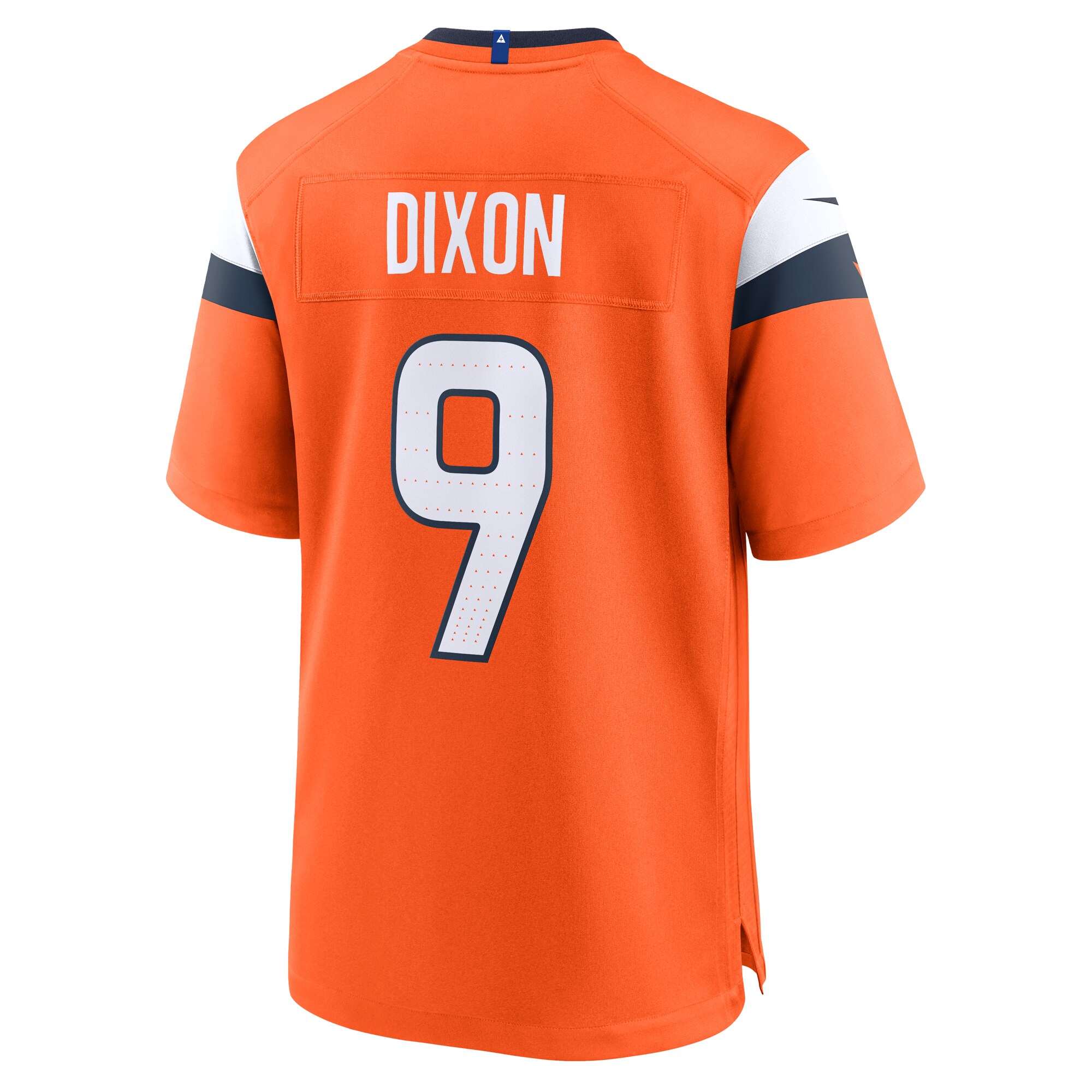 Denver Broncos Riley Dixon Orange Team Game NFL Jersey Men's