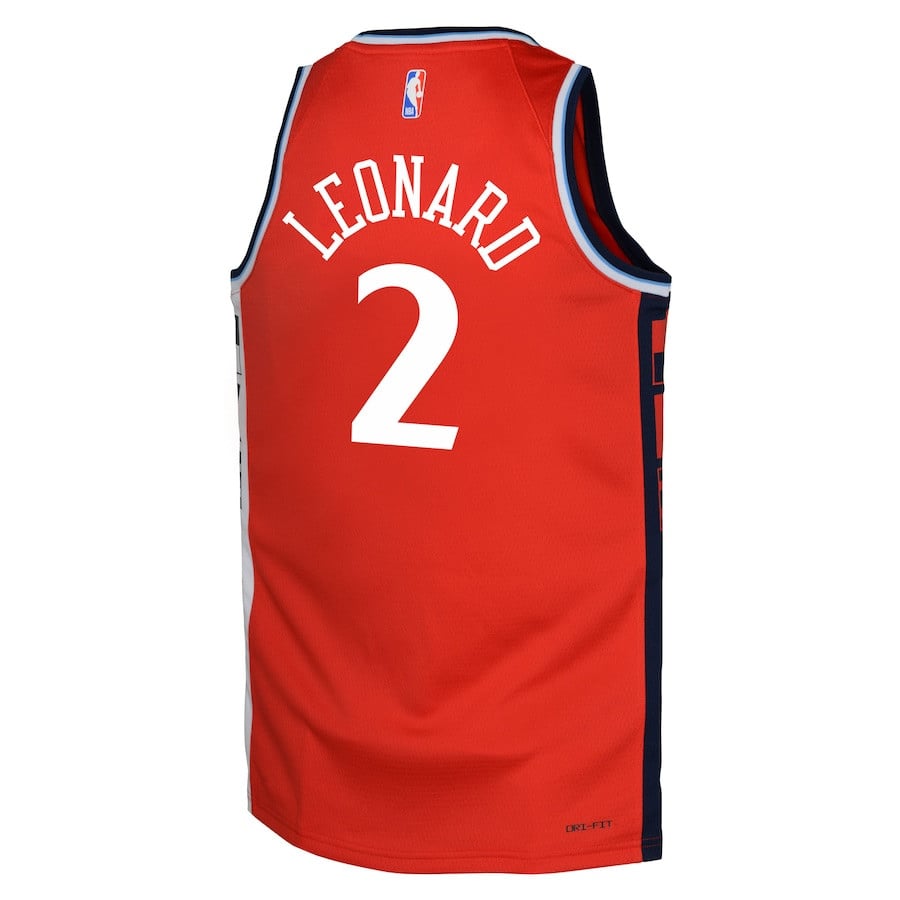 Kawhi Leonard 2 Los Angeles Clippers 2024/2 Swingman Statement Edition Red NBA Jersey Youth