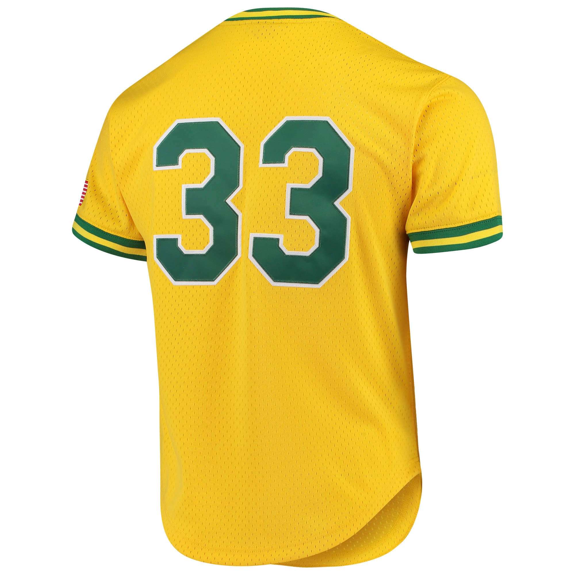 Oakland Athletics Jose Canseco Mitchell Ness Gold Cooperstown Collection Mesh Batting Practice MLB Jersey Men's