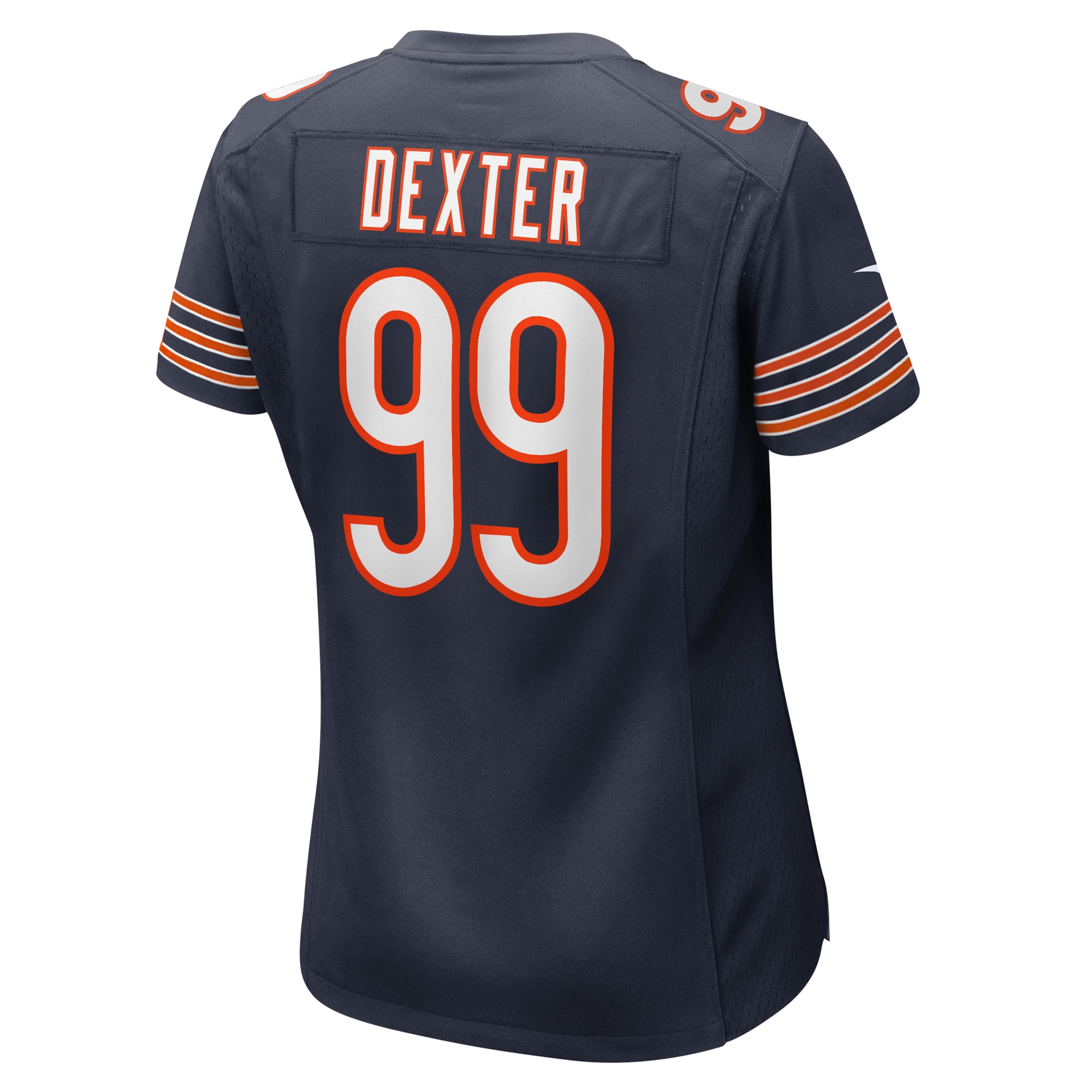 Chicago Bears Gervon Dexter Sr Navy Team Game NFL Jersey Women's