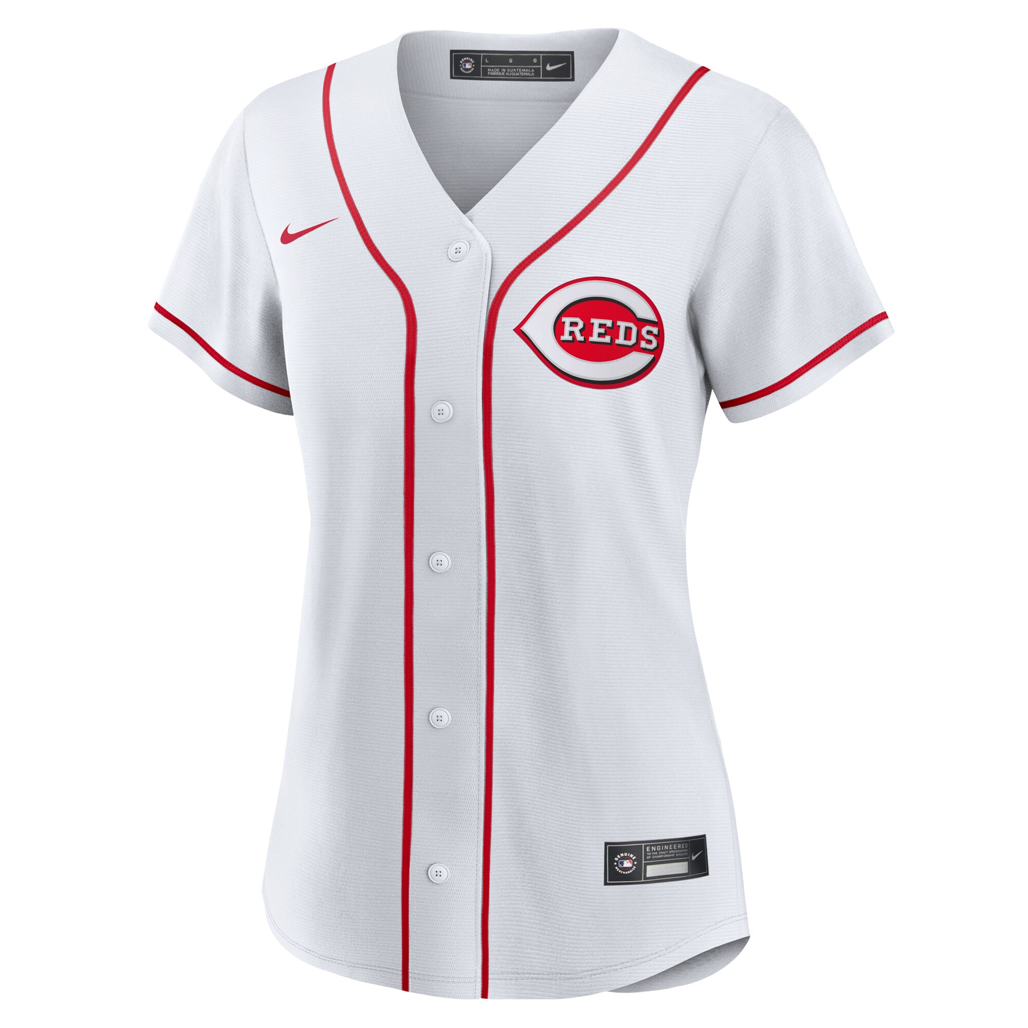 Cincinnati Reds White #1 Bride Home MLB Jersey Women's