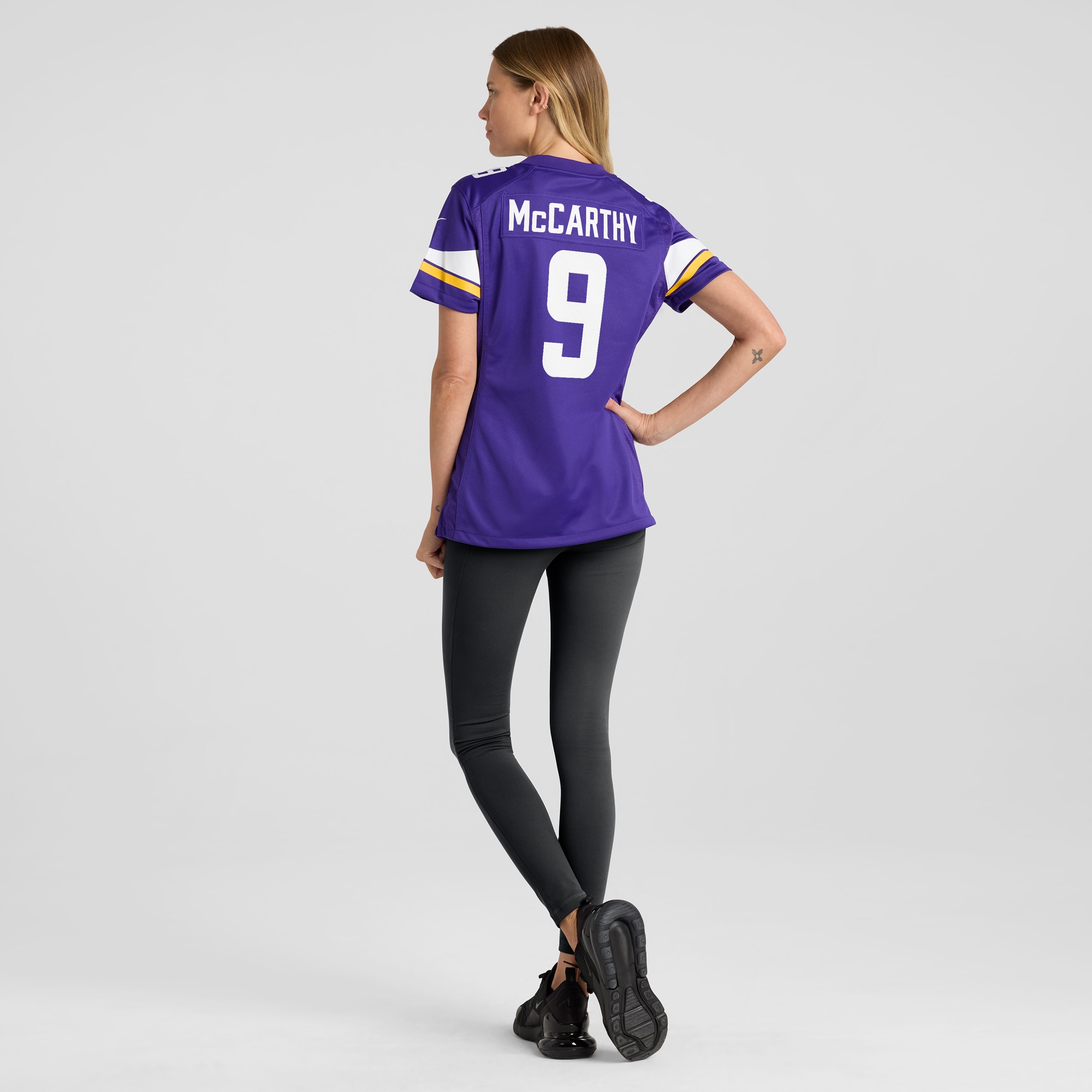 Minnesota Vikings J.J. McCarthy Purple Player Game NFL Jersey Women's