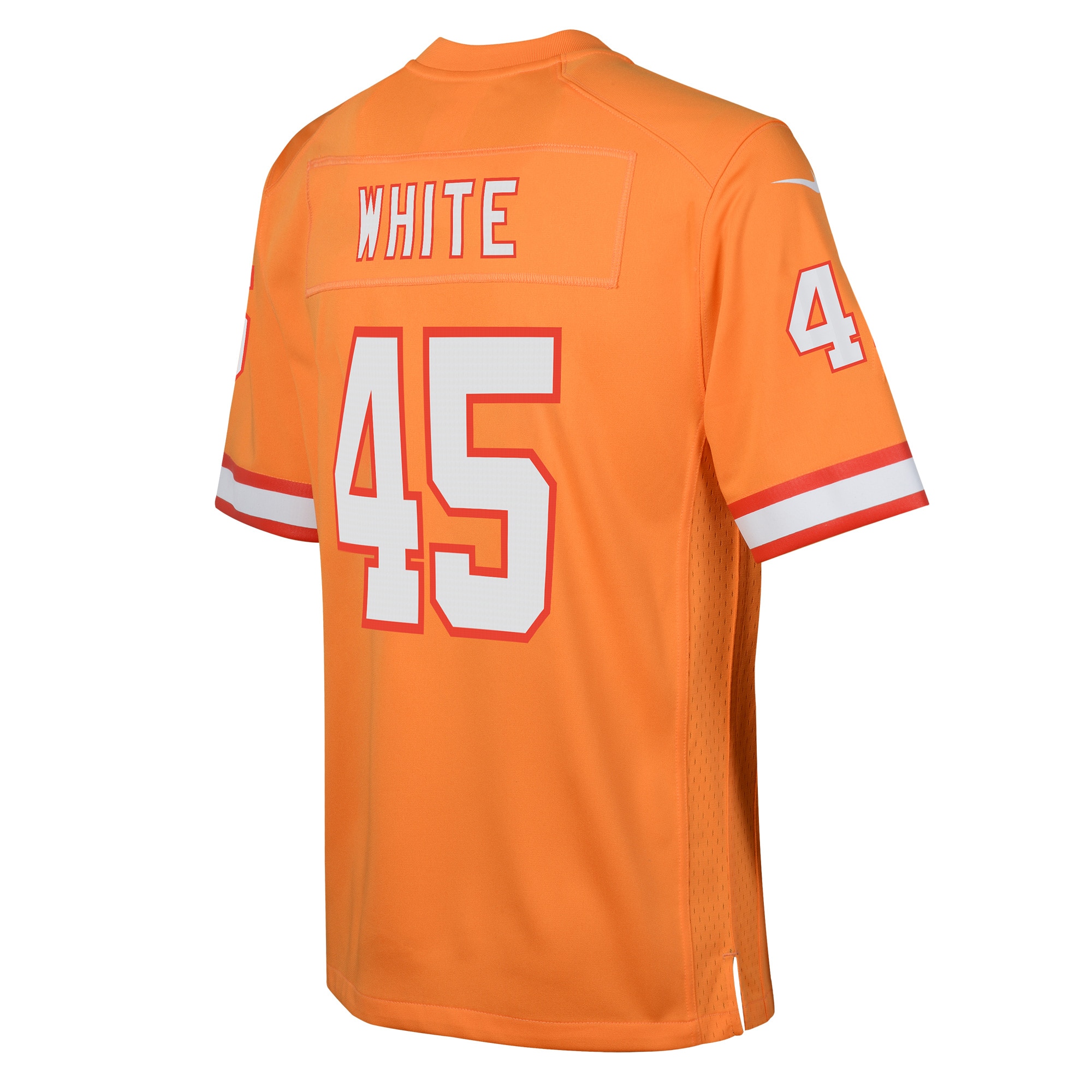 Tampa Bay Buccaneers Devin White Orange Game NFL Jersey Youth