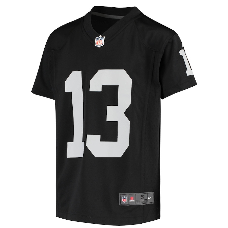 Hunter Renfrow 13 Las Vegas Raiders Game Black NFL Jersey Youth