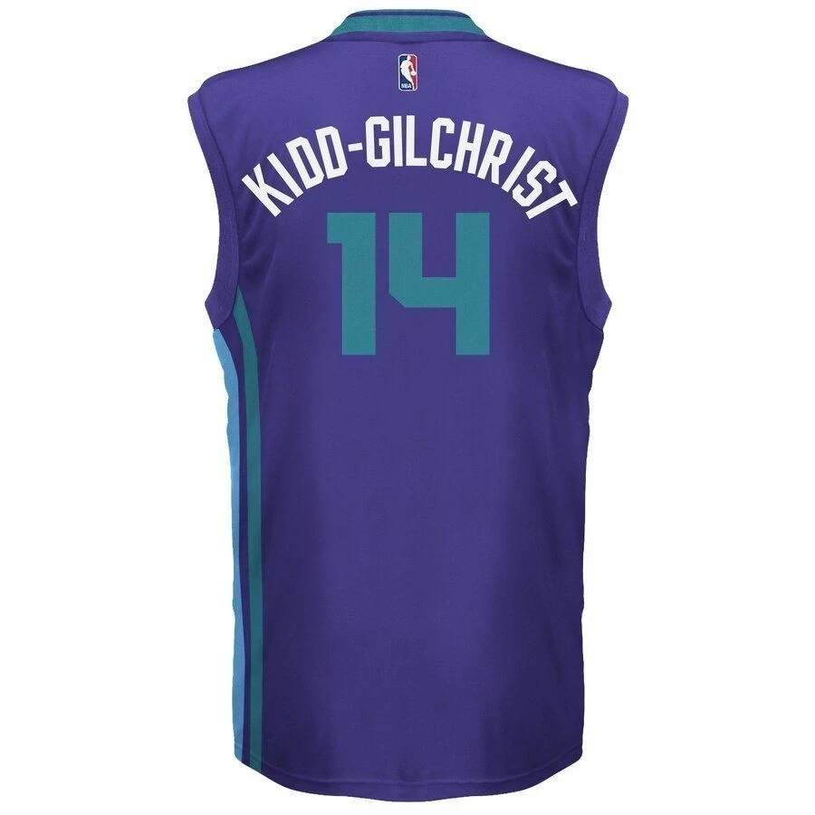 Michael Kidd-gilchrist Charlotte Hornets Purple NBA Jersey Men's