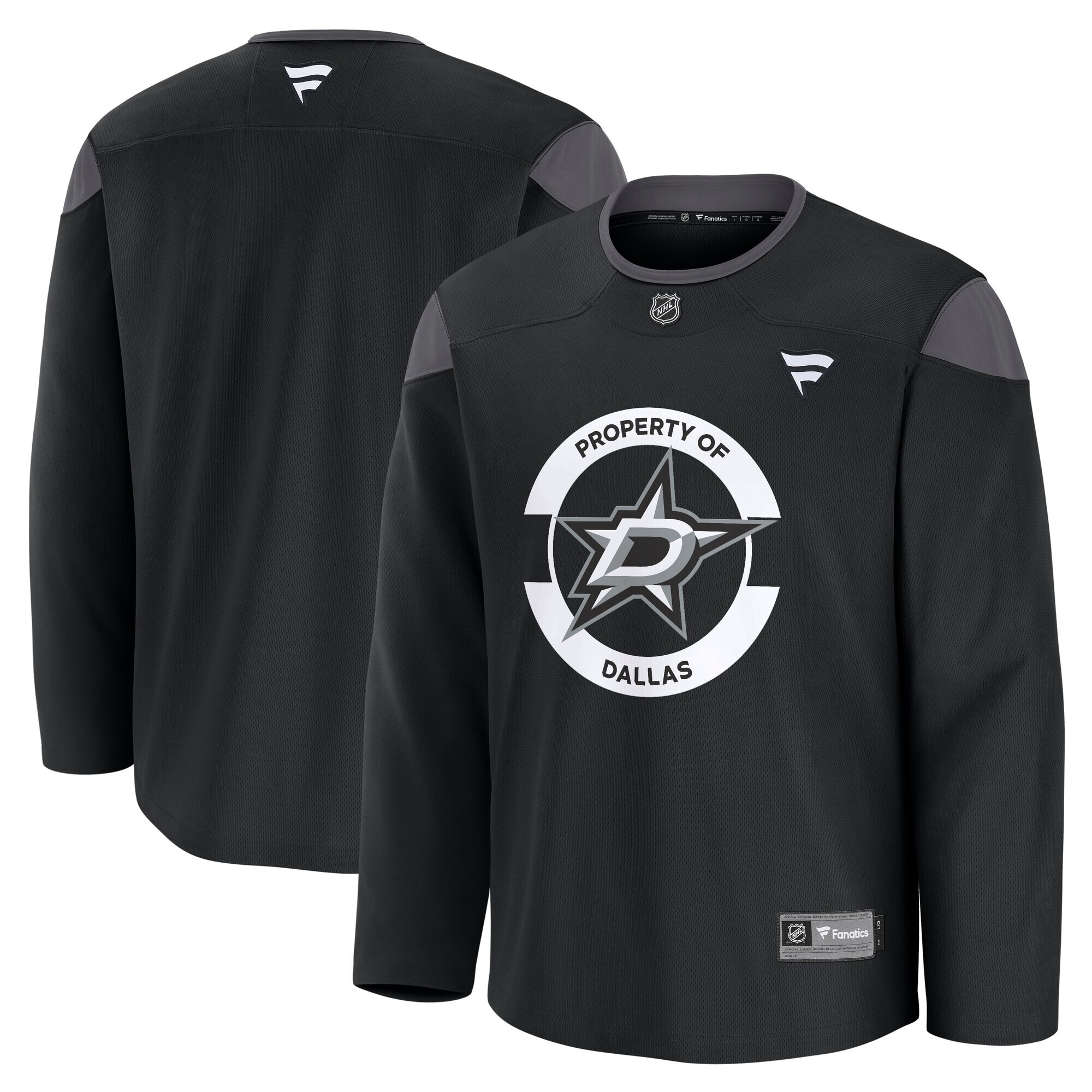 Dallas Stars Black Home Practice NHL Jersey Men's