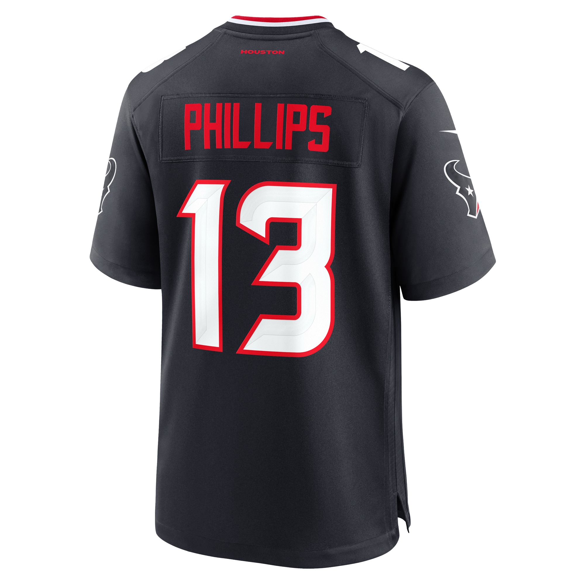 Houston Texans DelShawn Phillips Navy Team Game NFL Jersey Men's